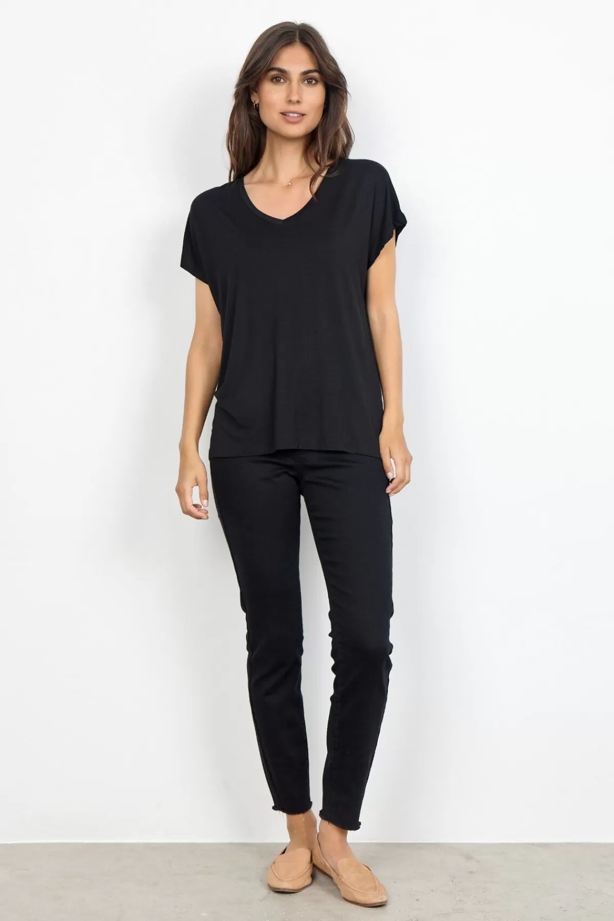 Soyaconcept T-Shirts And Tops-SC-MARICA 32 T-shirt Black