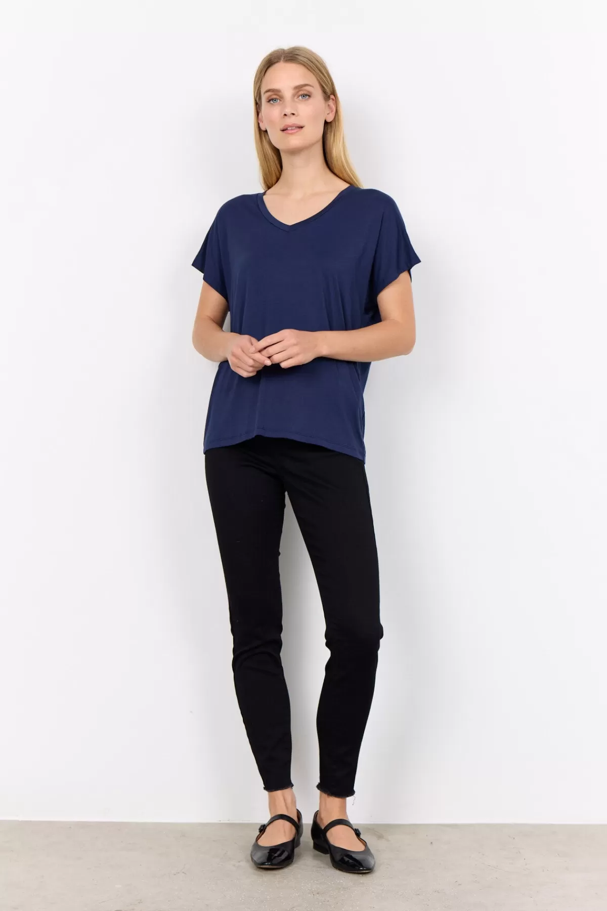 Soyaconcept T-Shirts And Tops-SC-MARICA 32 T-shirt Dark blue