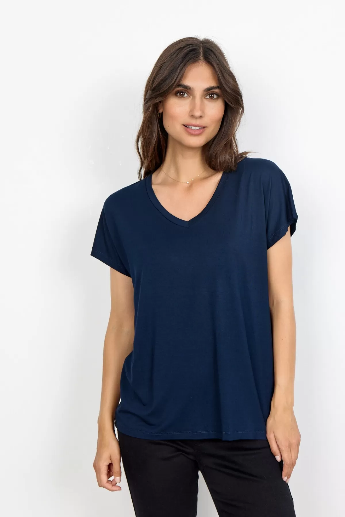 Soyaconcept T-Shirts And Tops-SC-MARICA 32 T-shirt Navy