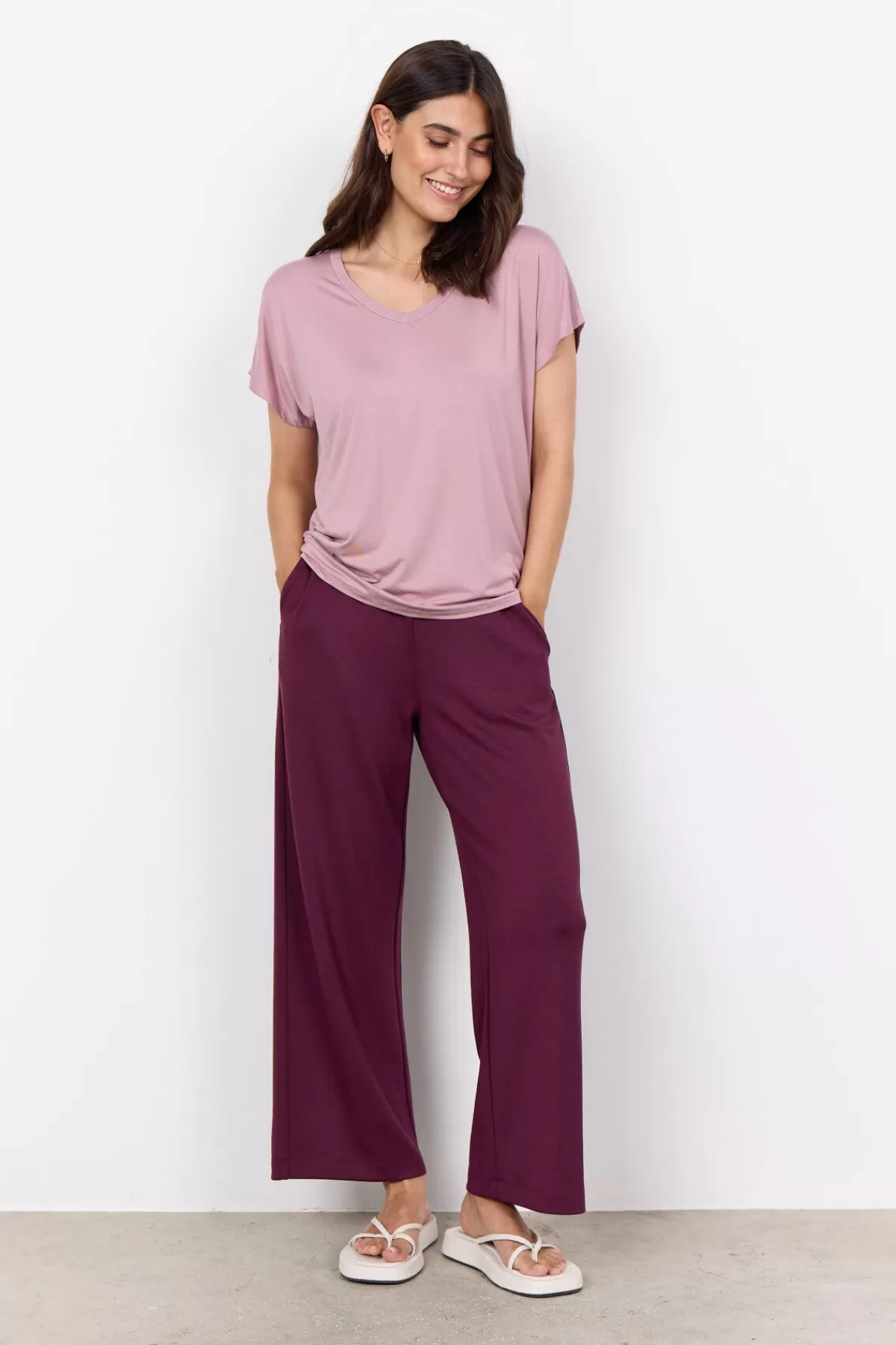 Soyaconcept T-Shirts And Tops-SC-MARICA 32 T-shirt Rose