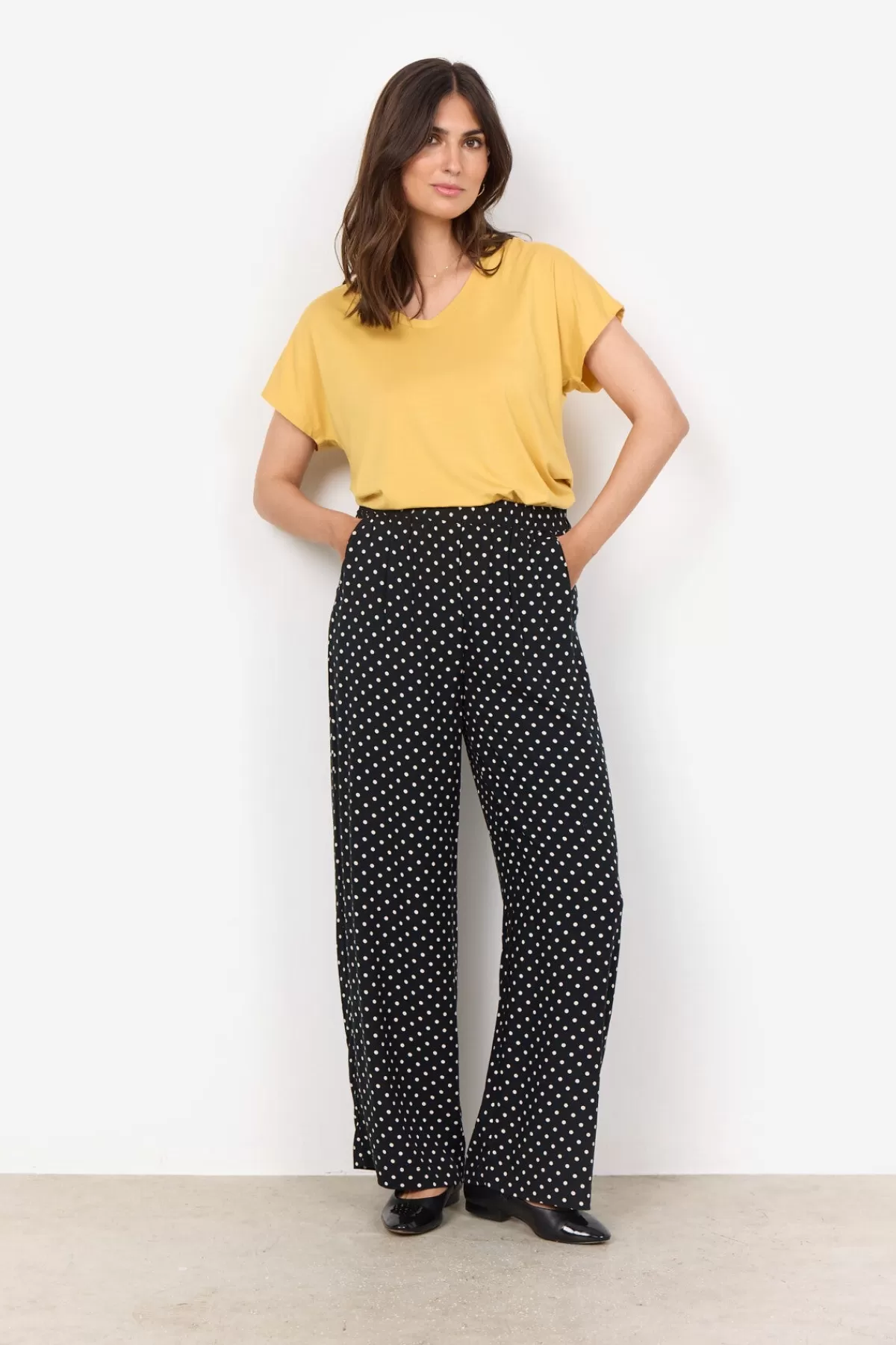 Soyaconcept T-Shirts And Tops-SC-MARICA 32 T-shirt Yellow