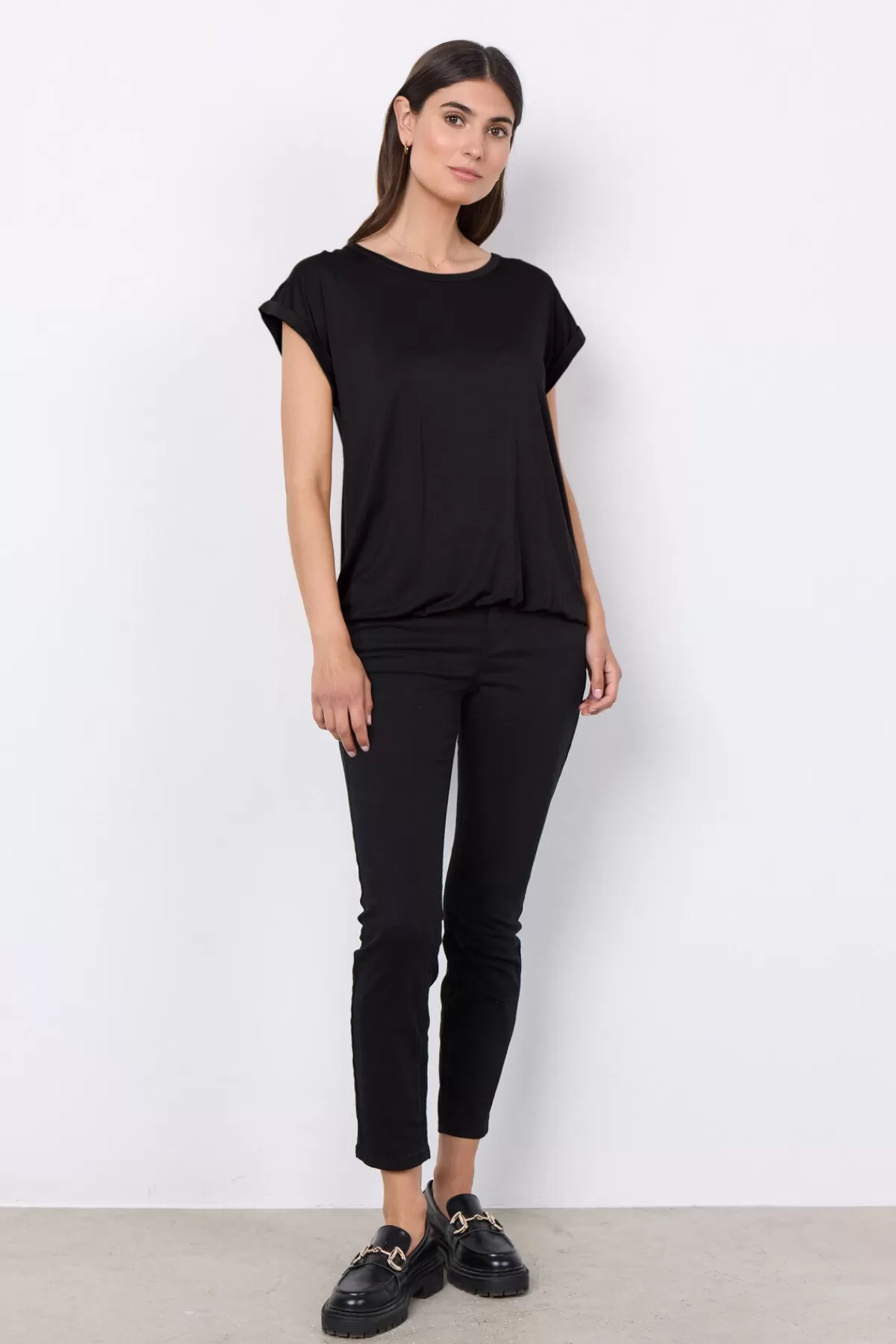 Soyaconcept T-Shirts And Tops-SC-MARICA 56 T-shirt Black