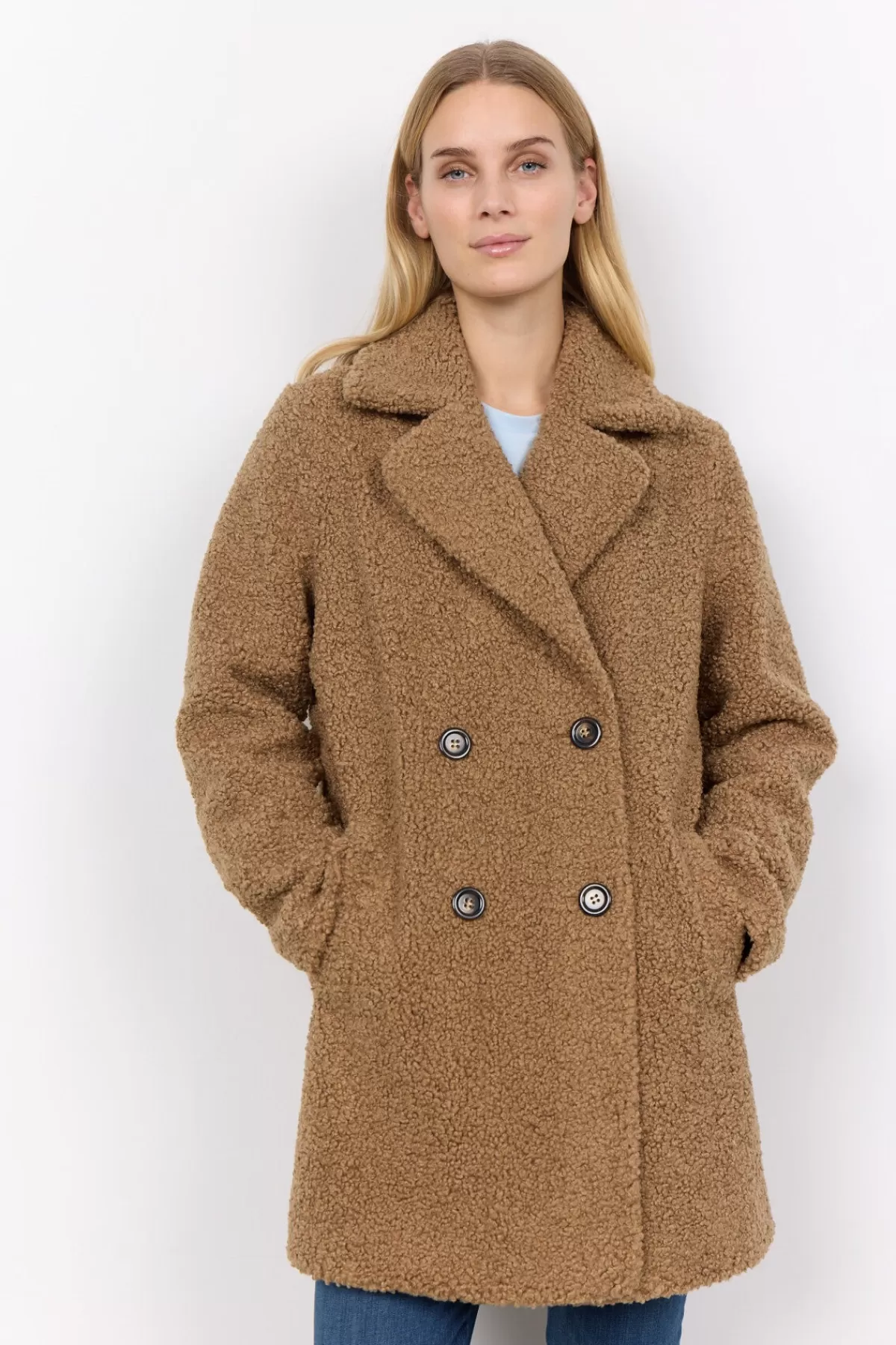 Soyaconcept Outerwear-SC-MUKITE 1 Jacket Camel