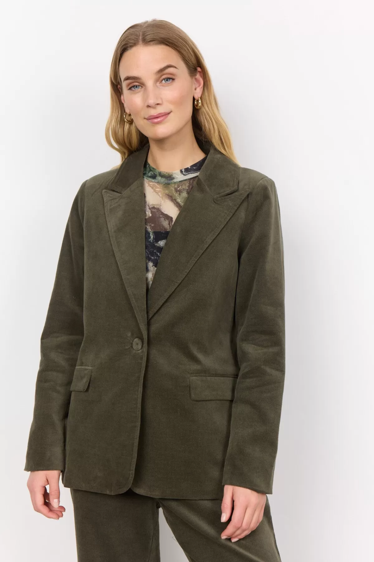 Soyaconcept Blazers-SC-NABIHA 3 Blazer Dark green