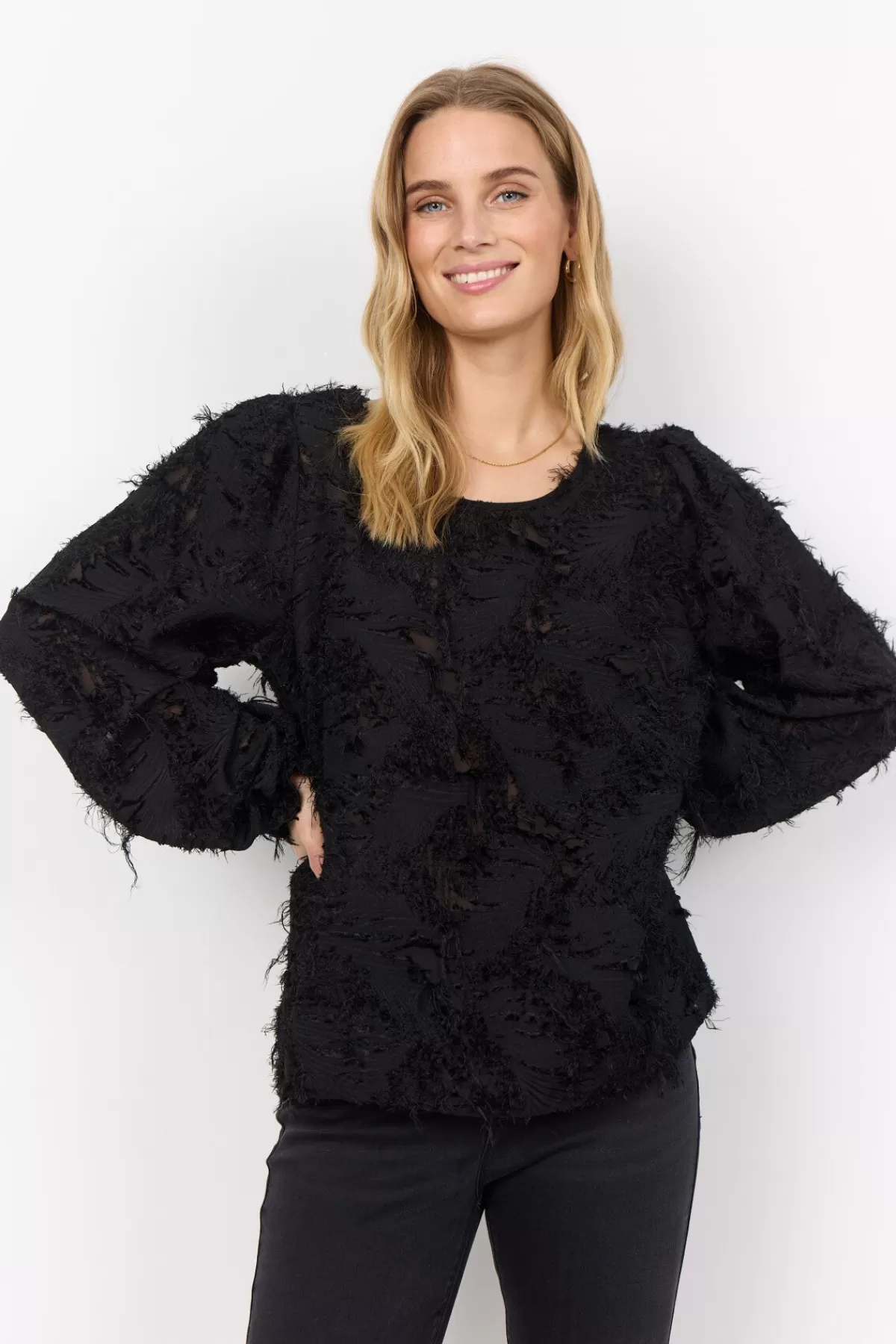 Soyaconcept Blouses And Shirts-SC-NADIA 1 Blouse Black