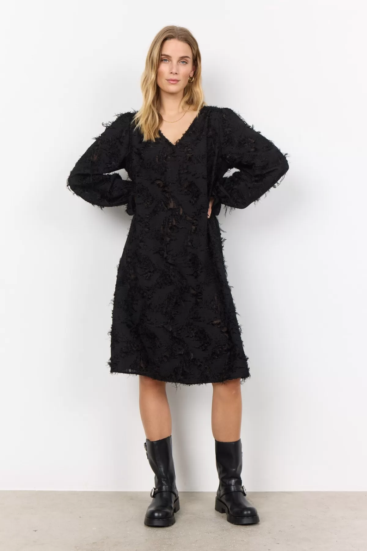 Soyaconcept Dresses-SC-NADIA 2 Dress Black