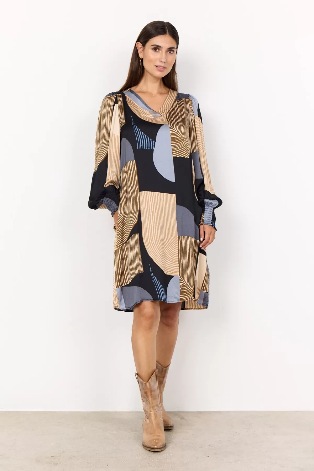 Soyaconcept Dresses-SC-NADIKA 2 Tunic Blue