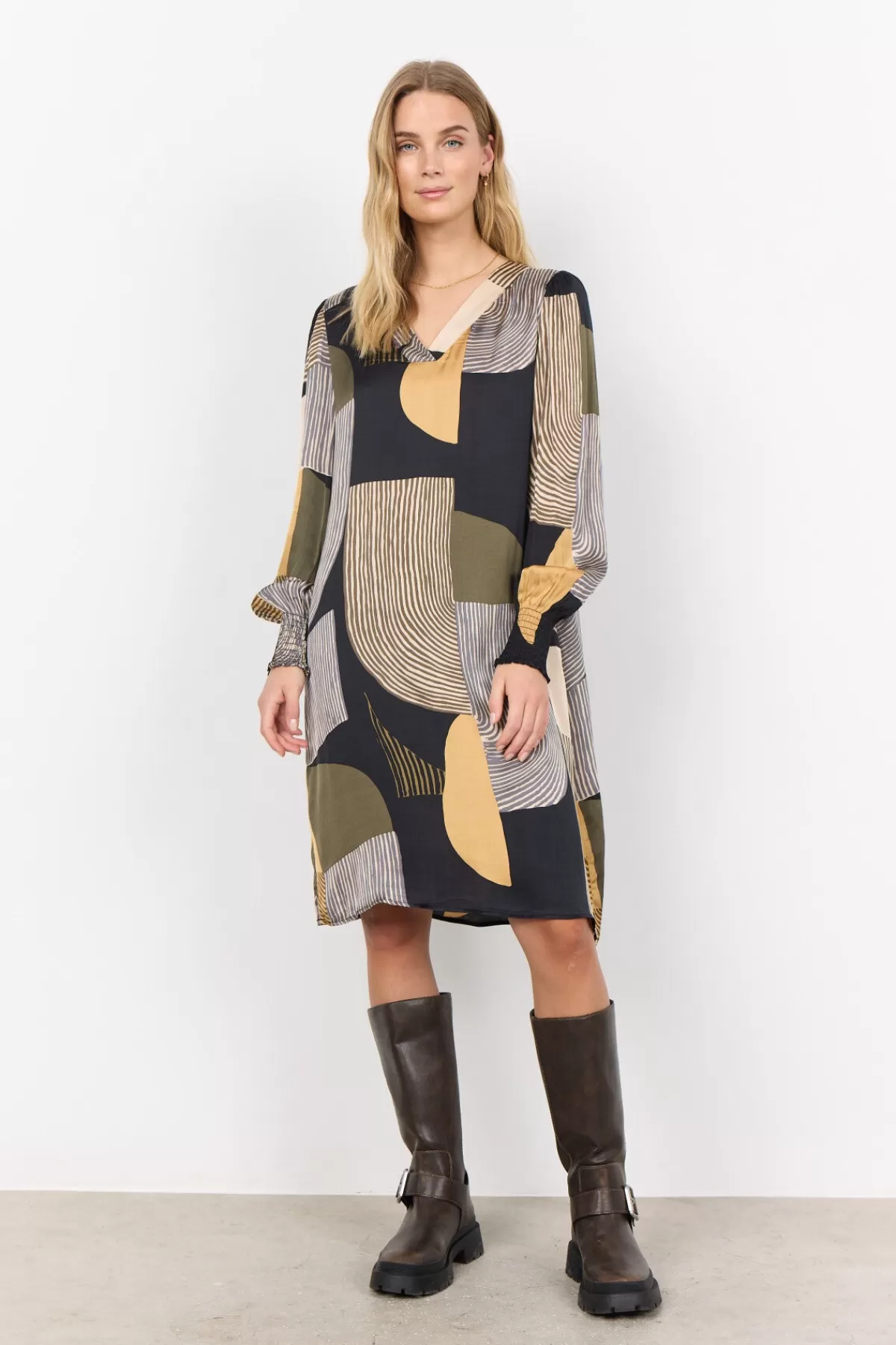 Soyaconcept Dresses-SC-NADIKA 2 Tunic Dark green