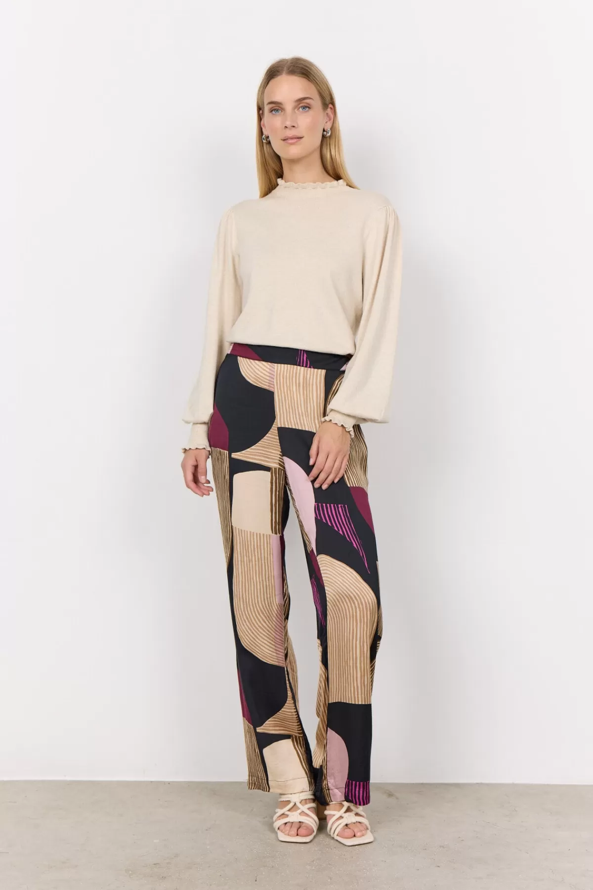 Soyaconcept Pants-SC-NADIKA 3-B Pants Pink