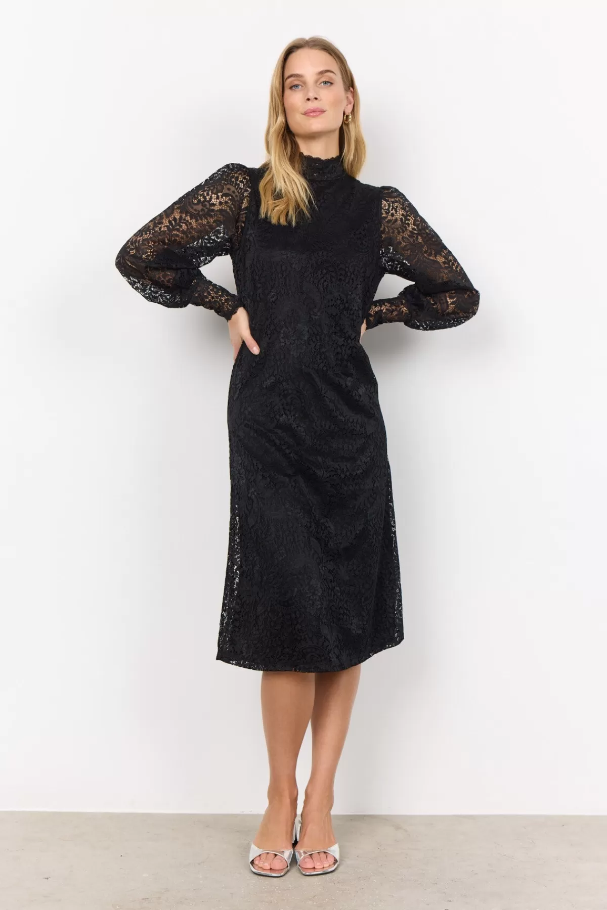 Soyaconcept Dresses-SC-NAILAH 2 Dress Black