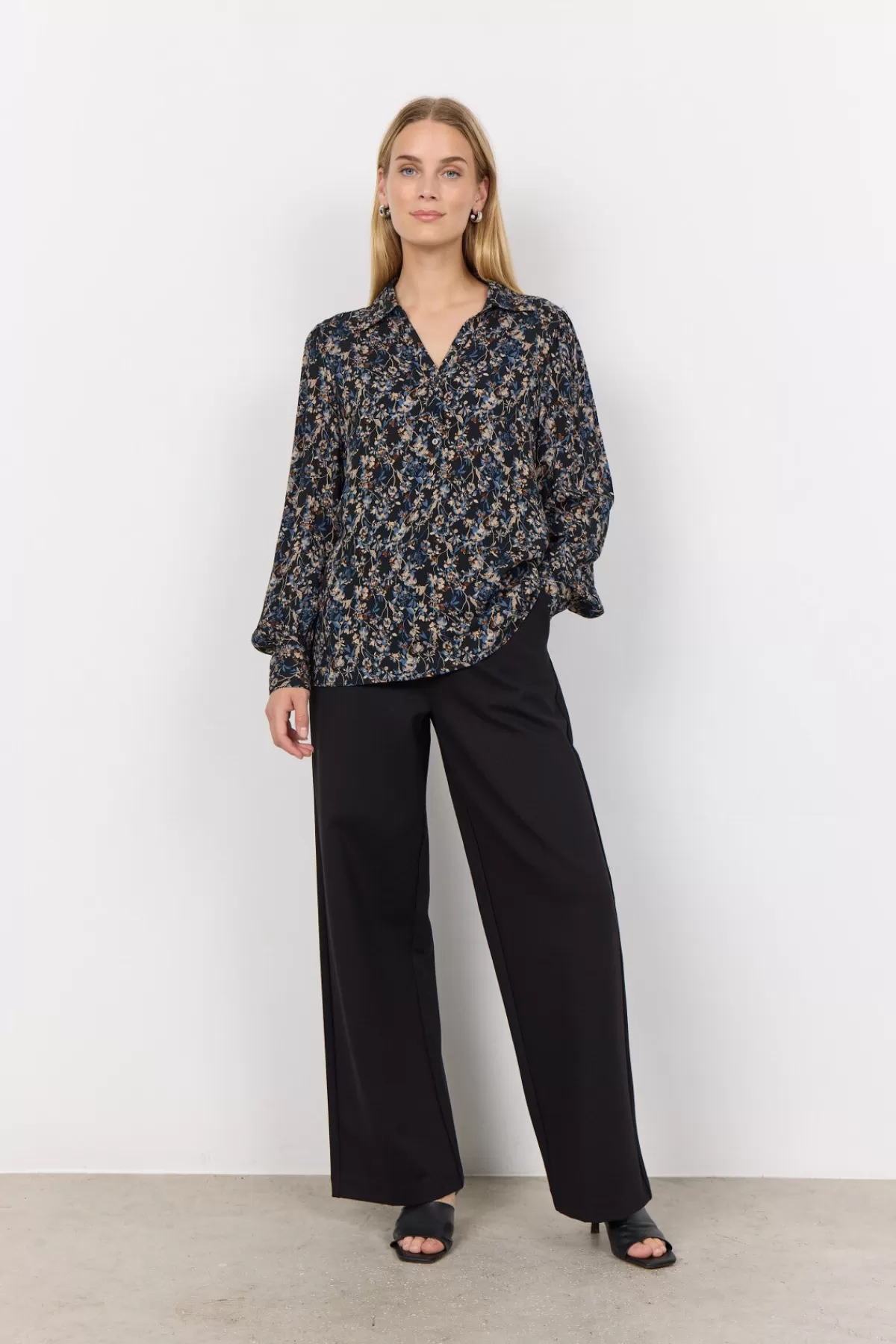 Soyaconcept Blouses And Shirts-SC-NAJRA 1 Blouse Blue