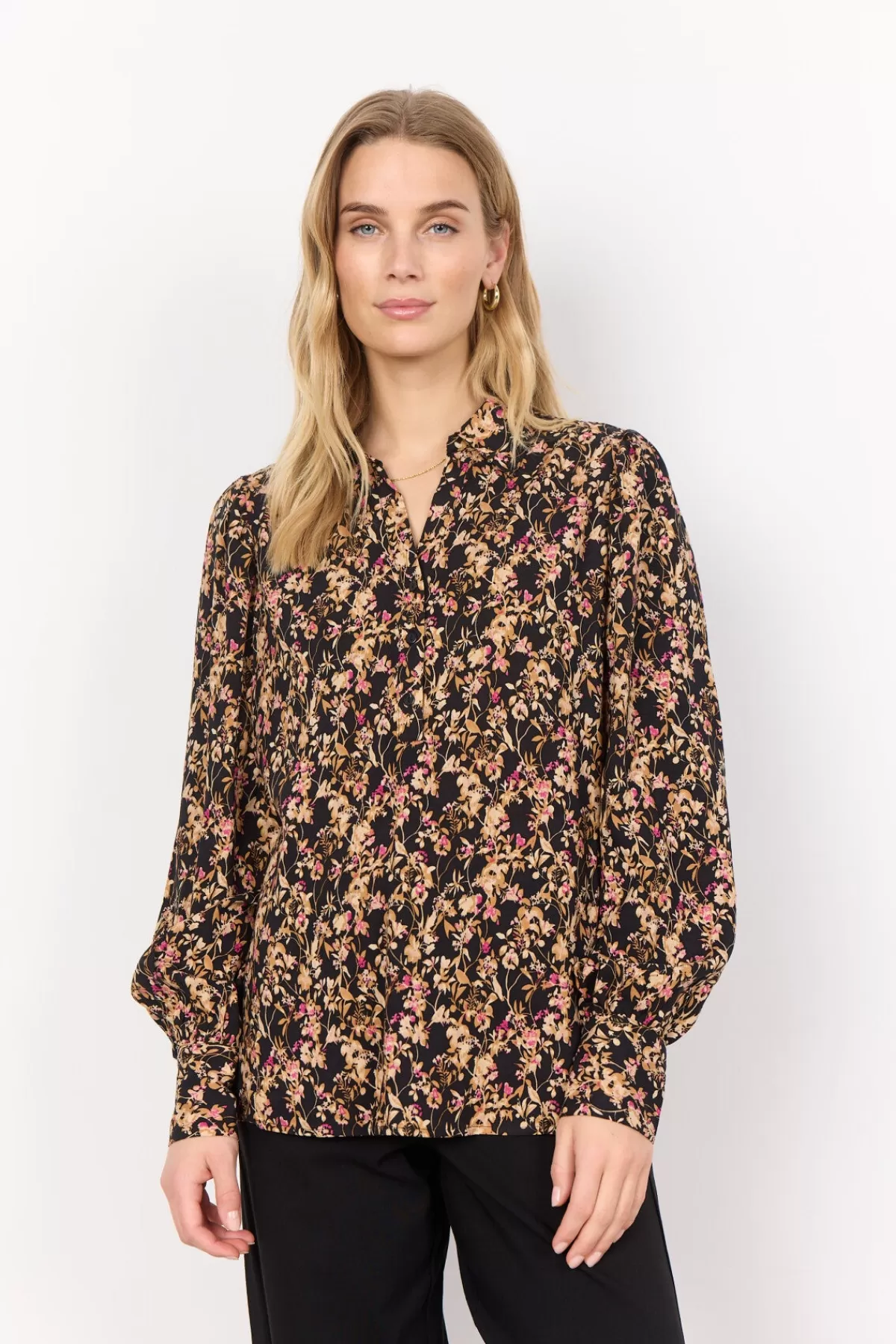 Soyaconcept Blouses And Shirts-SC-NAJRA 1 Blouse Pink