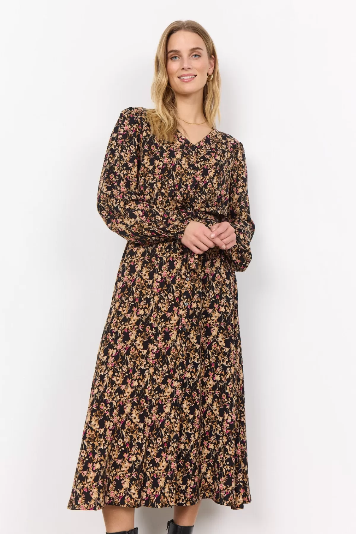 Soyaconcept Dresses-SC-NAJRA 2 Dress Pink