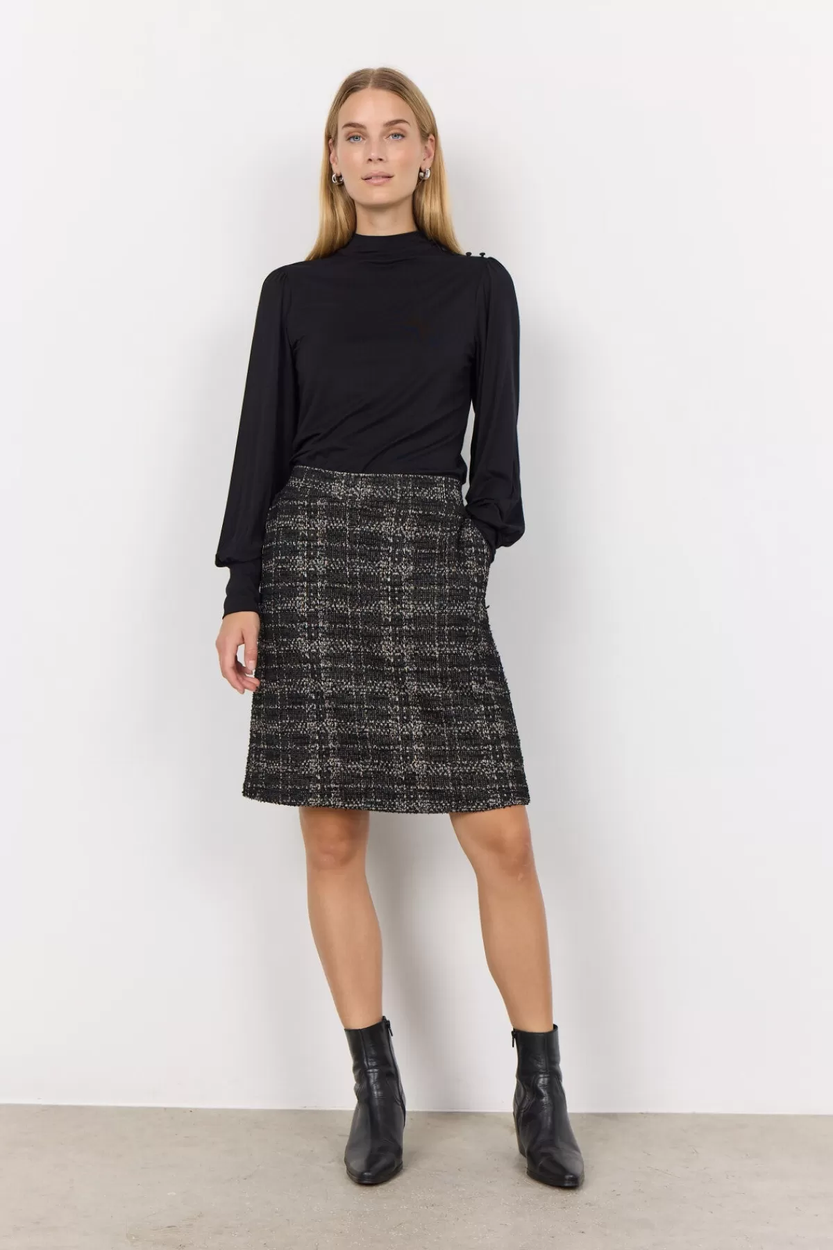Soyaconcept Skirts-SC-NAKIA 4 Skirt Black