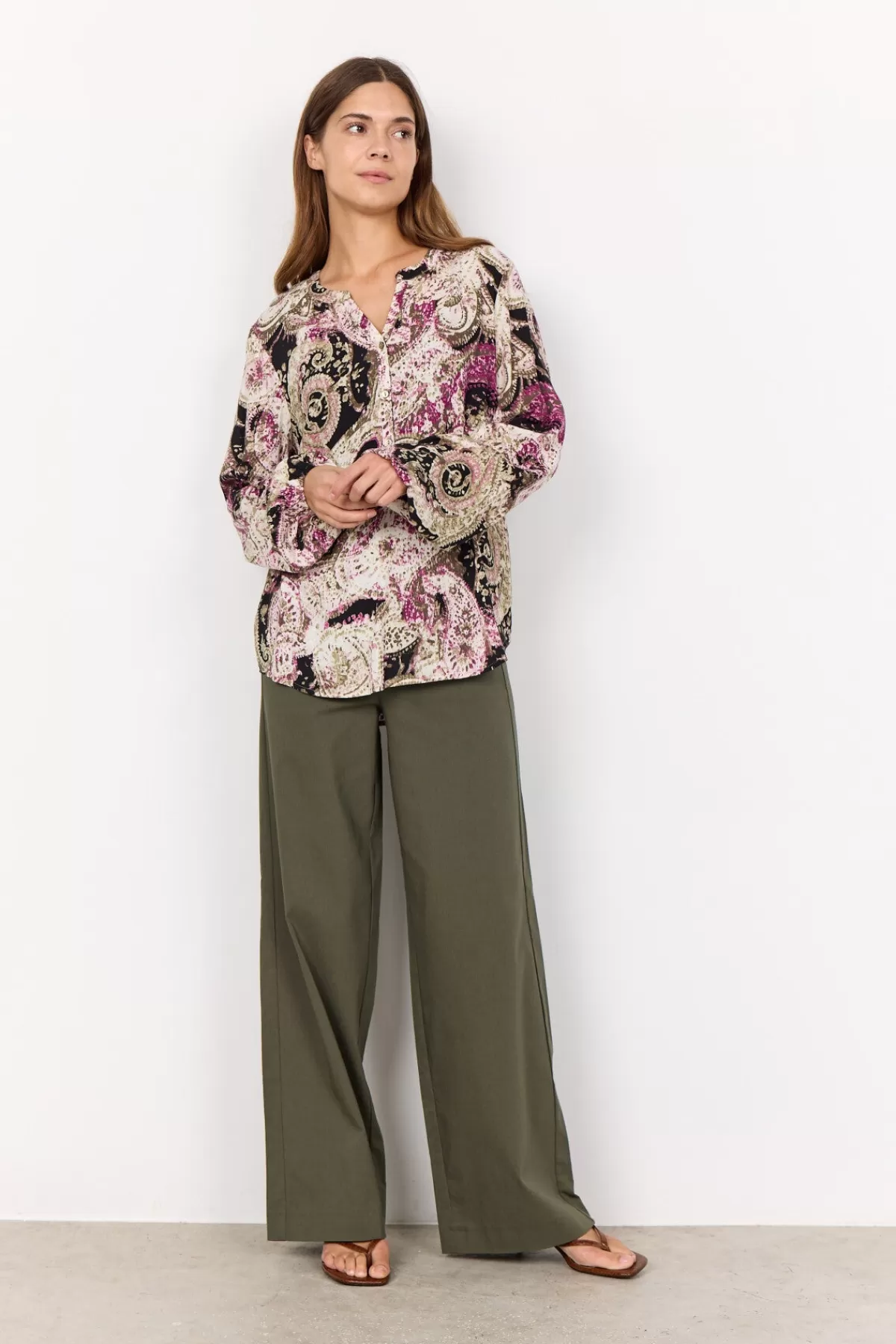 Soyaconcept Blouses And Shirts-SC-NAMI 1 Blouse Pink