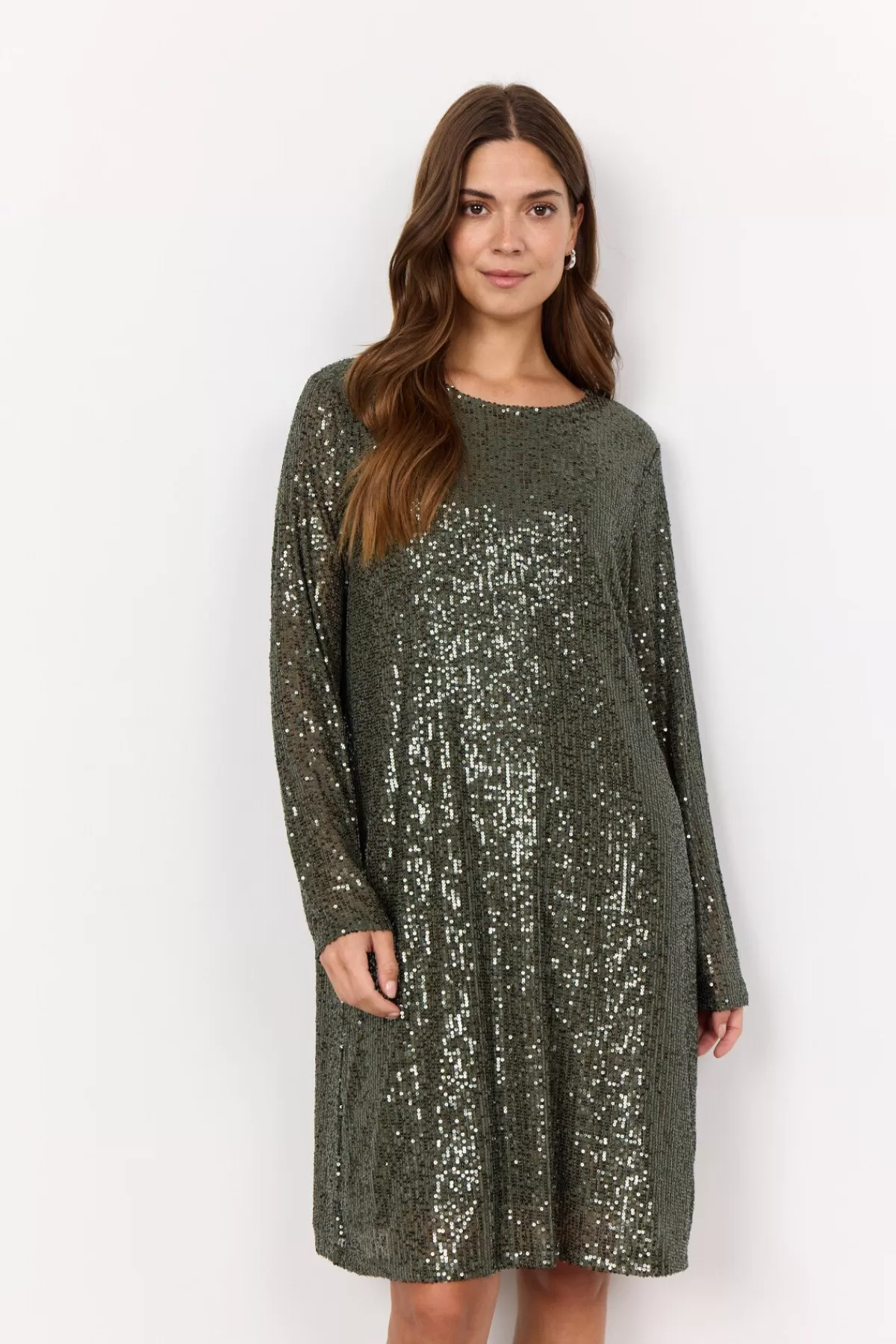 Soyaconcept Dresses-SC-NANETT 2 Dress Dark green