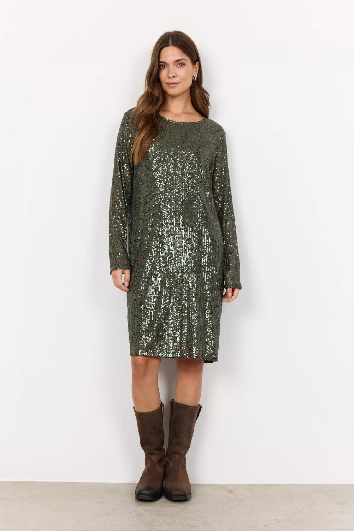 Soyaconcept Dresses-SC-NANETT 2 Dress Dark green