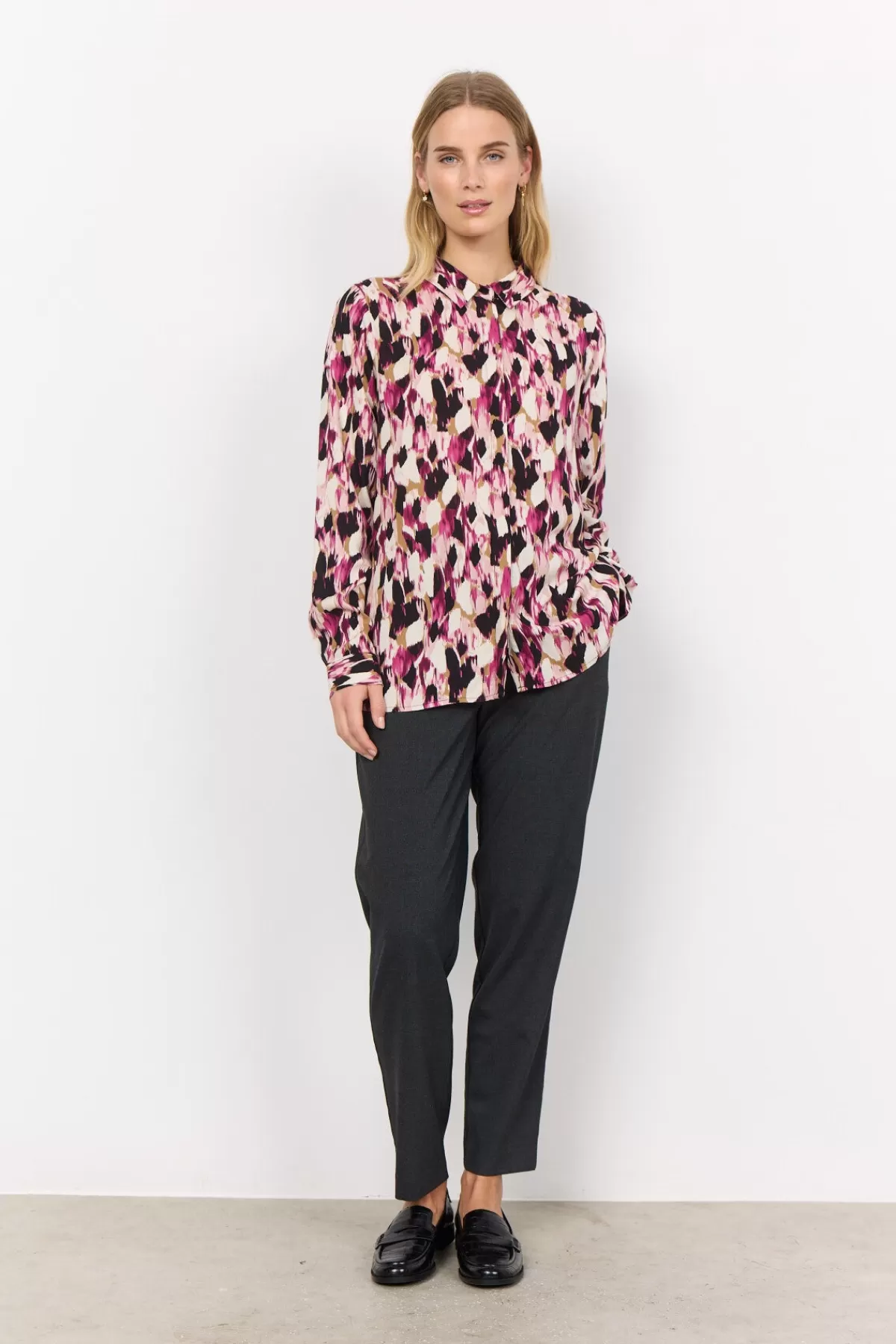 Soyaconcept Blouses And Shirts-SC-NANNA 1 Shirt Pink