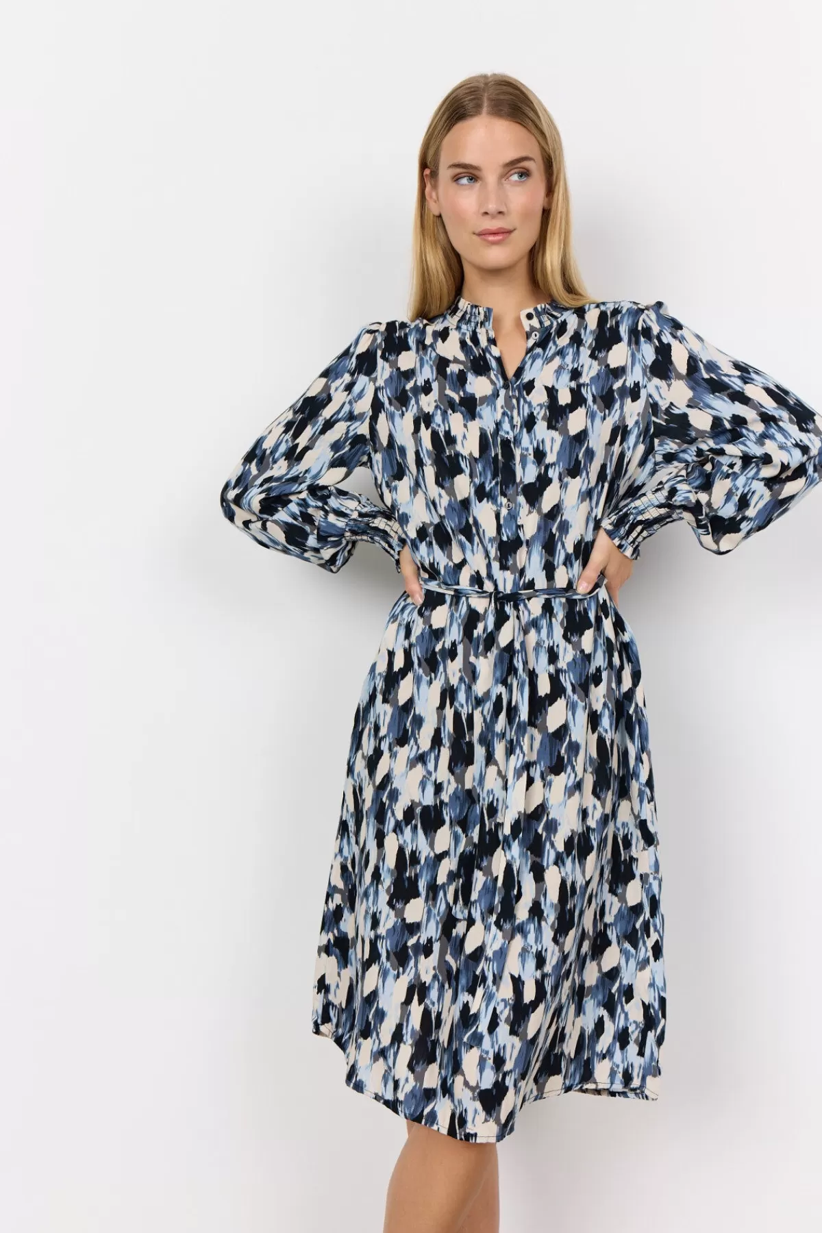 Soyaconcept Dresses-SC-NANNA 2 Dress Blue