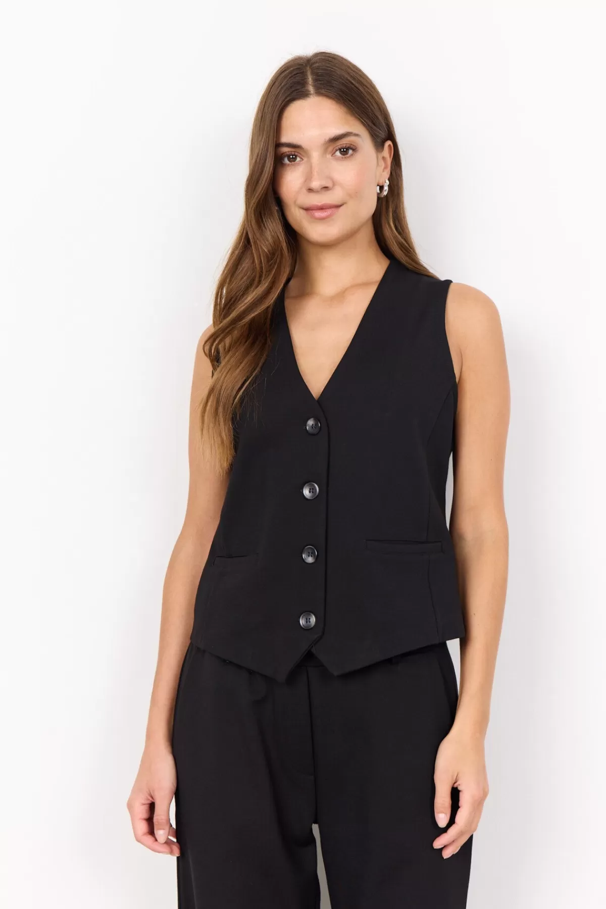 Soyaconcept Blazers-SC-NANNI 1 Waistcoat Black