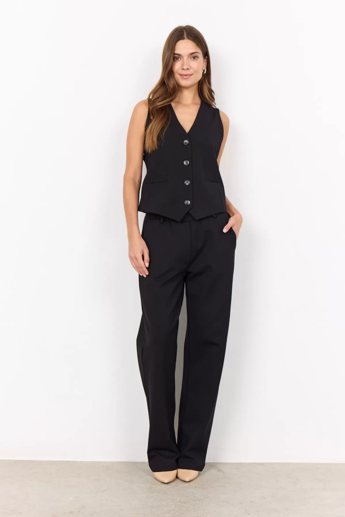 Soyaconcept Blazers-SC-NANNI 1 Waistcoat Black
