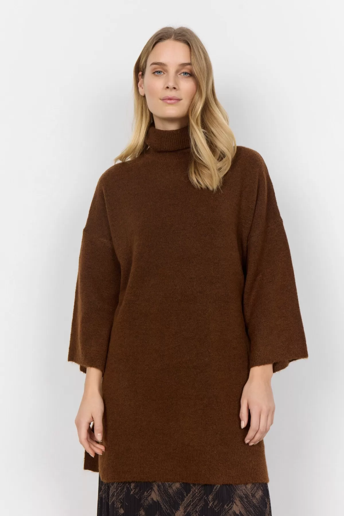 Soyaconcept Knitwear-SC-NESSIE 52 Pullover Brown
