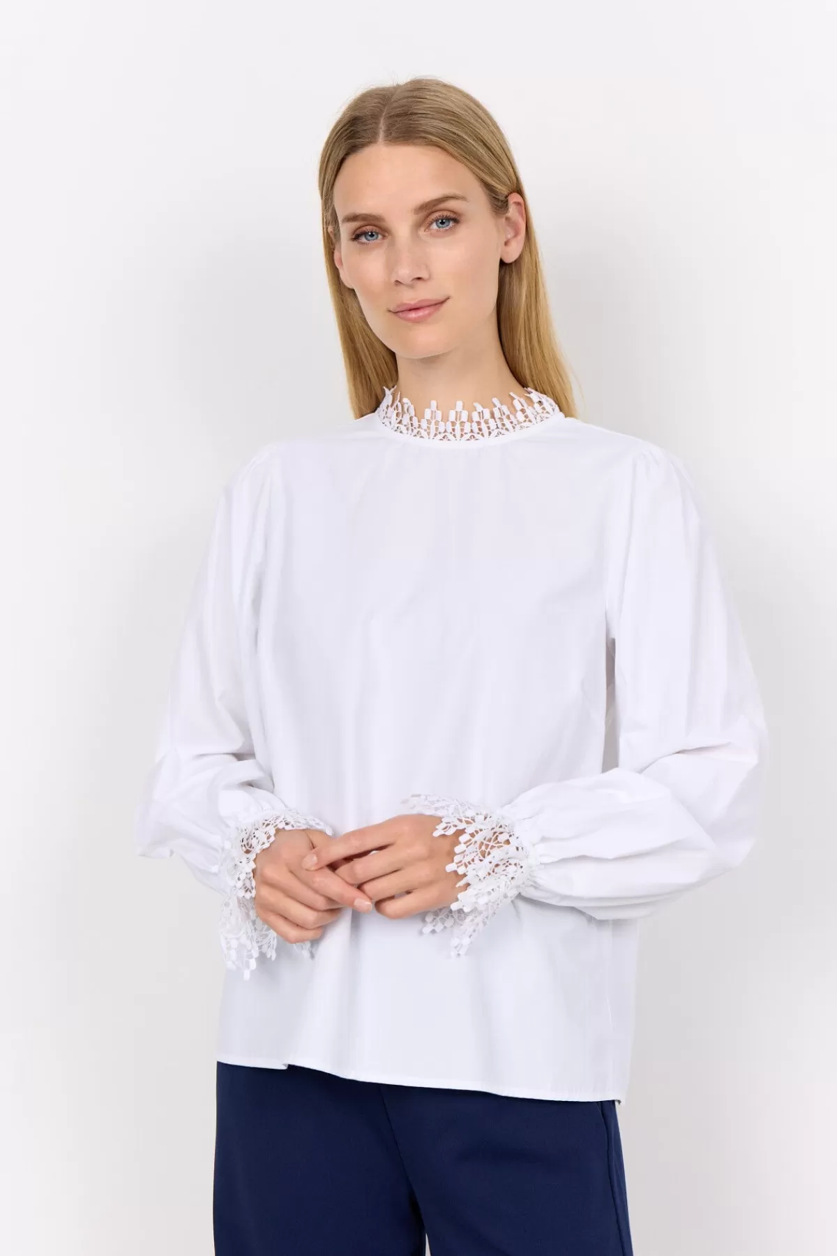 Soyaconcept Blouses And Shirts-SC-NETTI 82 Blouse White
