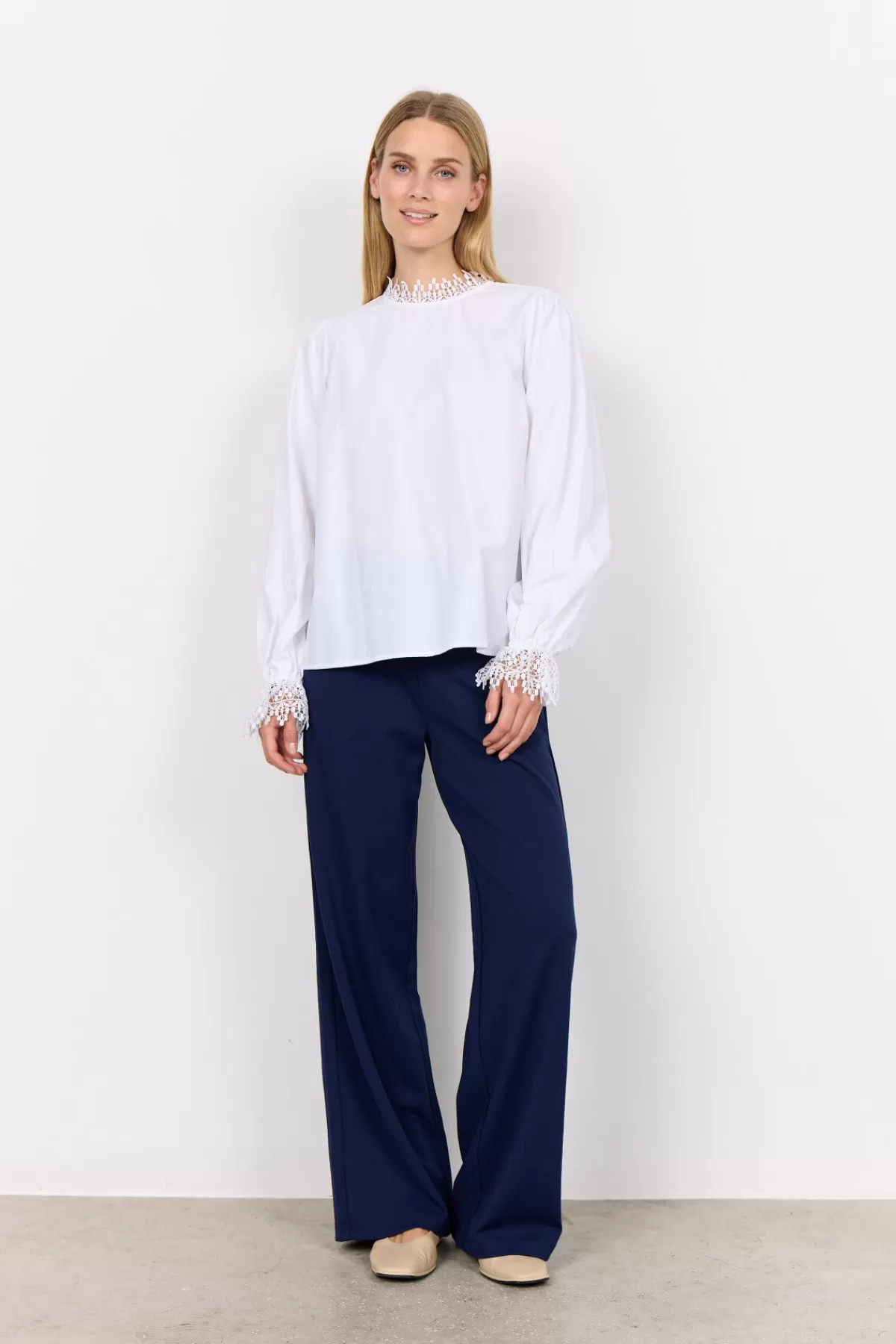 Soyaconcept Blouses And Shirts-SC-NETTI 82 Blouse White