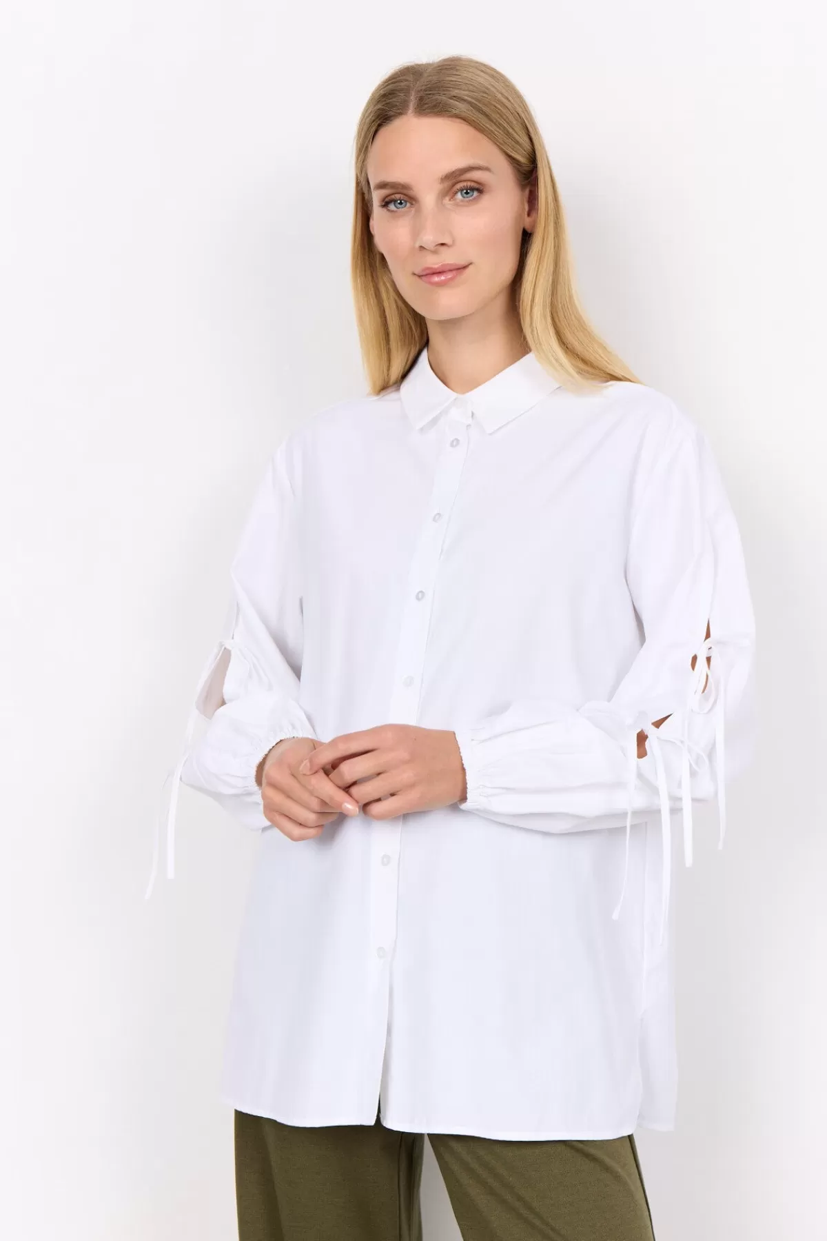 Soyaconcept Blouses And Shirts-SC-NETTI 83 Shirt White