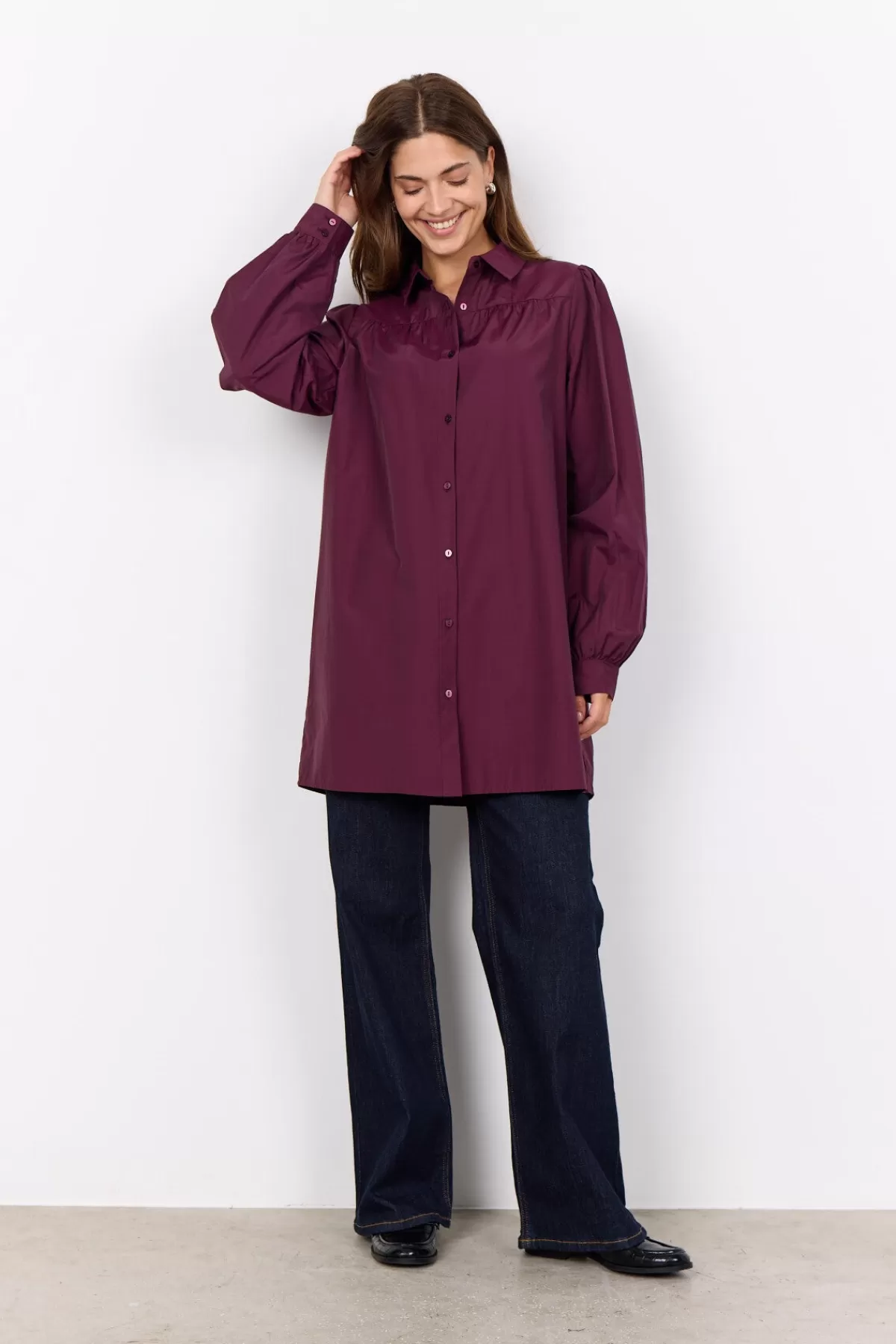 Soyaconcept Dresses-SC-NETTI 84 Tunic Bordeaux