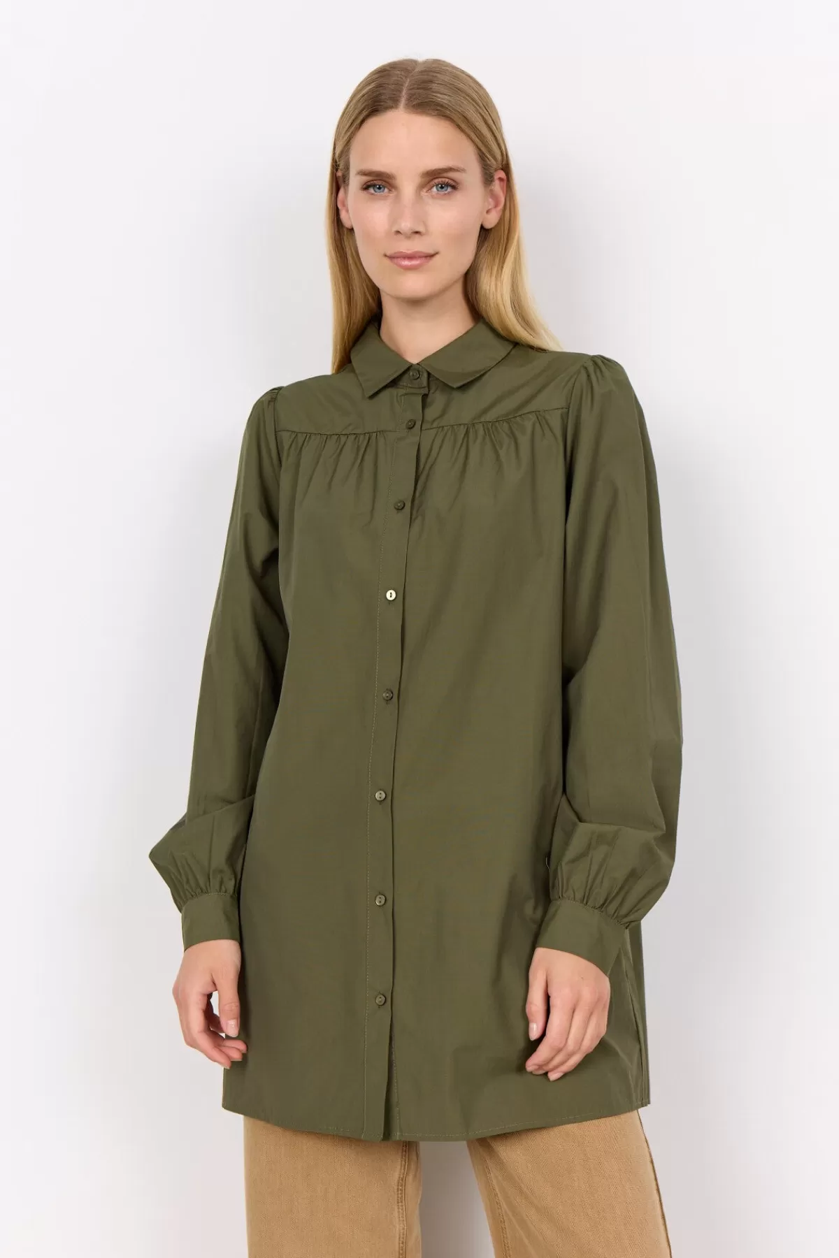 Soyaconcept Dresses-SC-NETTI 84 Tunic Olive