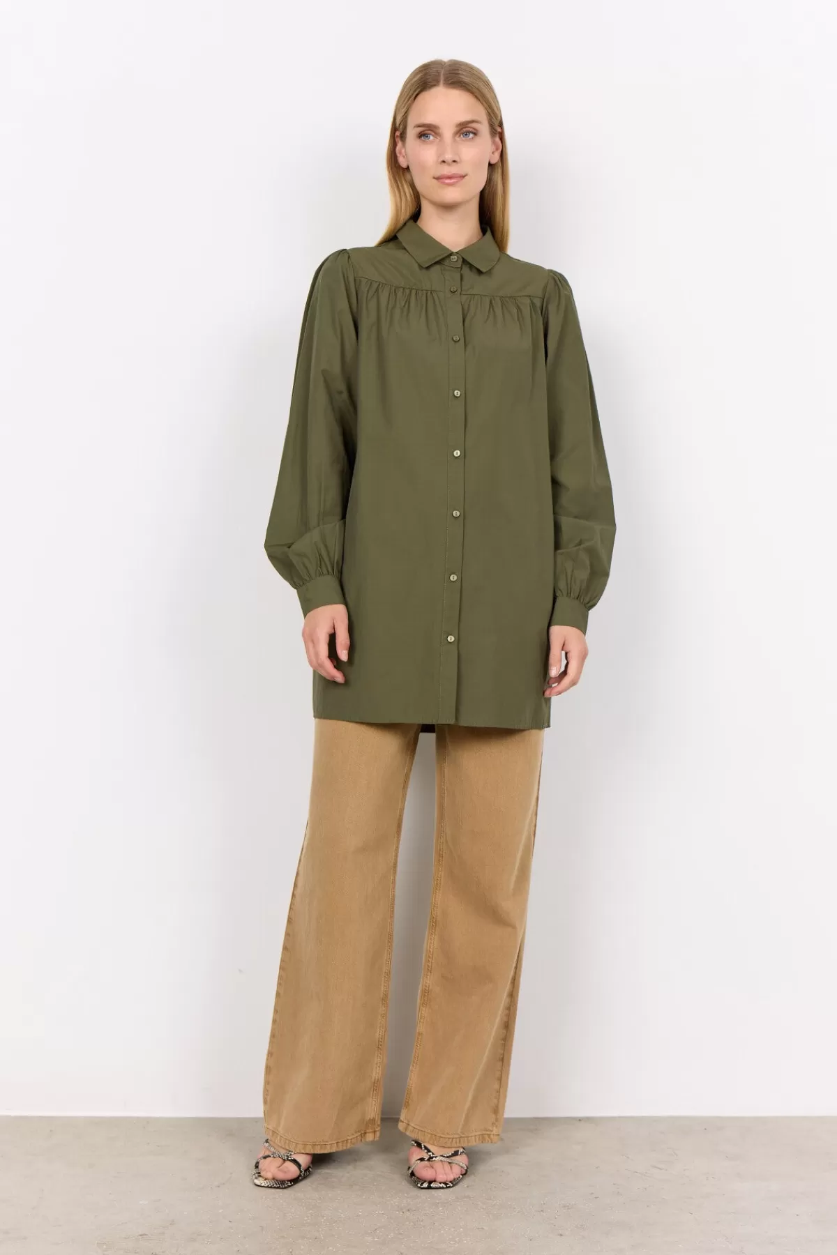 Soyaconcept Dresses-SC-NETTI 84 Tunic Olive