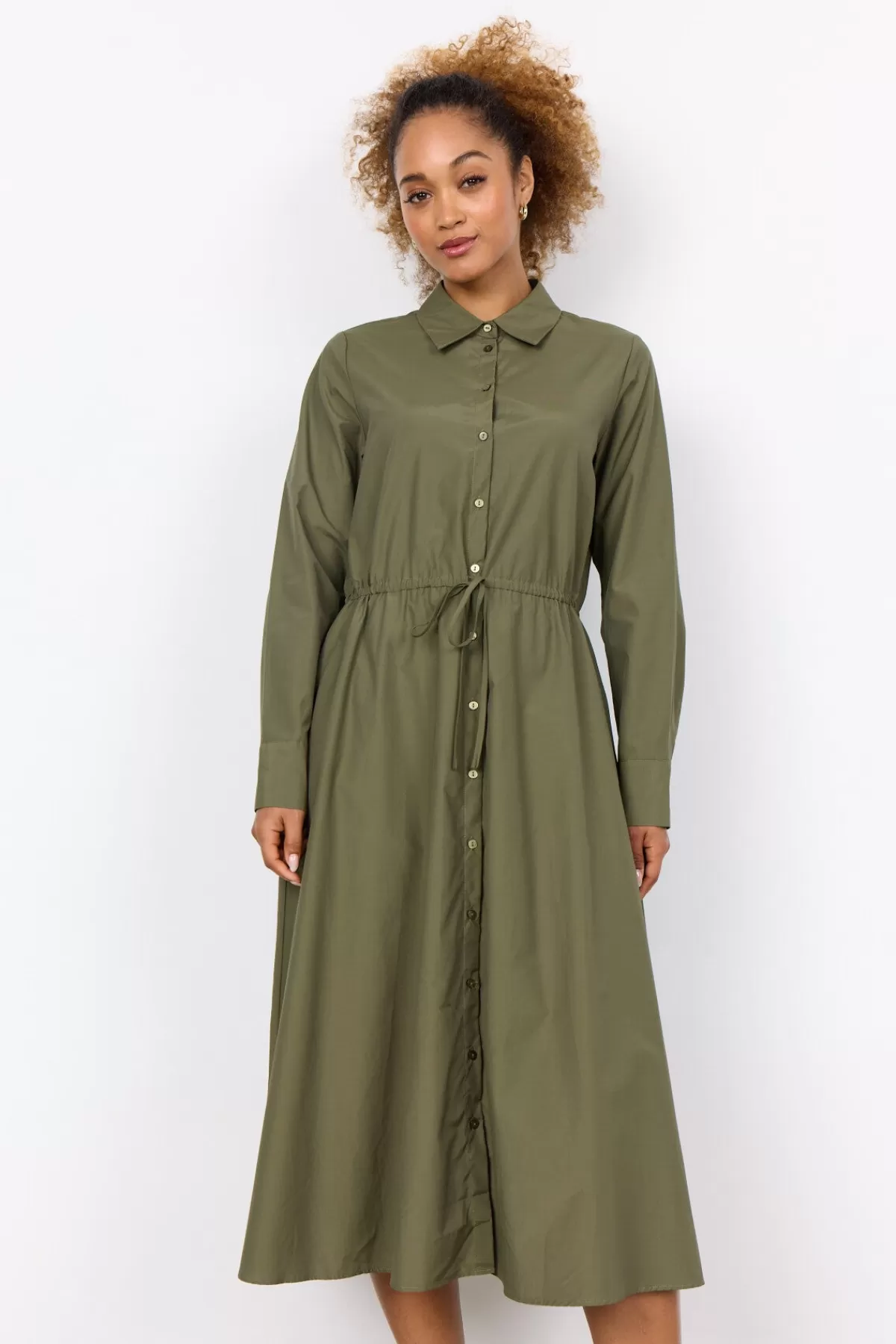 Soyaconcept Dresses-SC-NETTI 85 Dress Olive