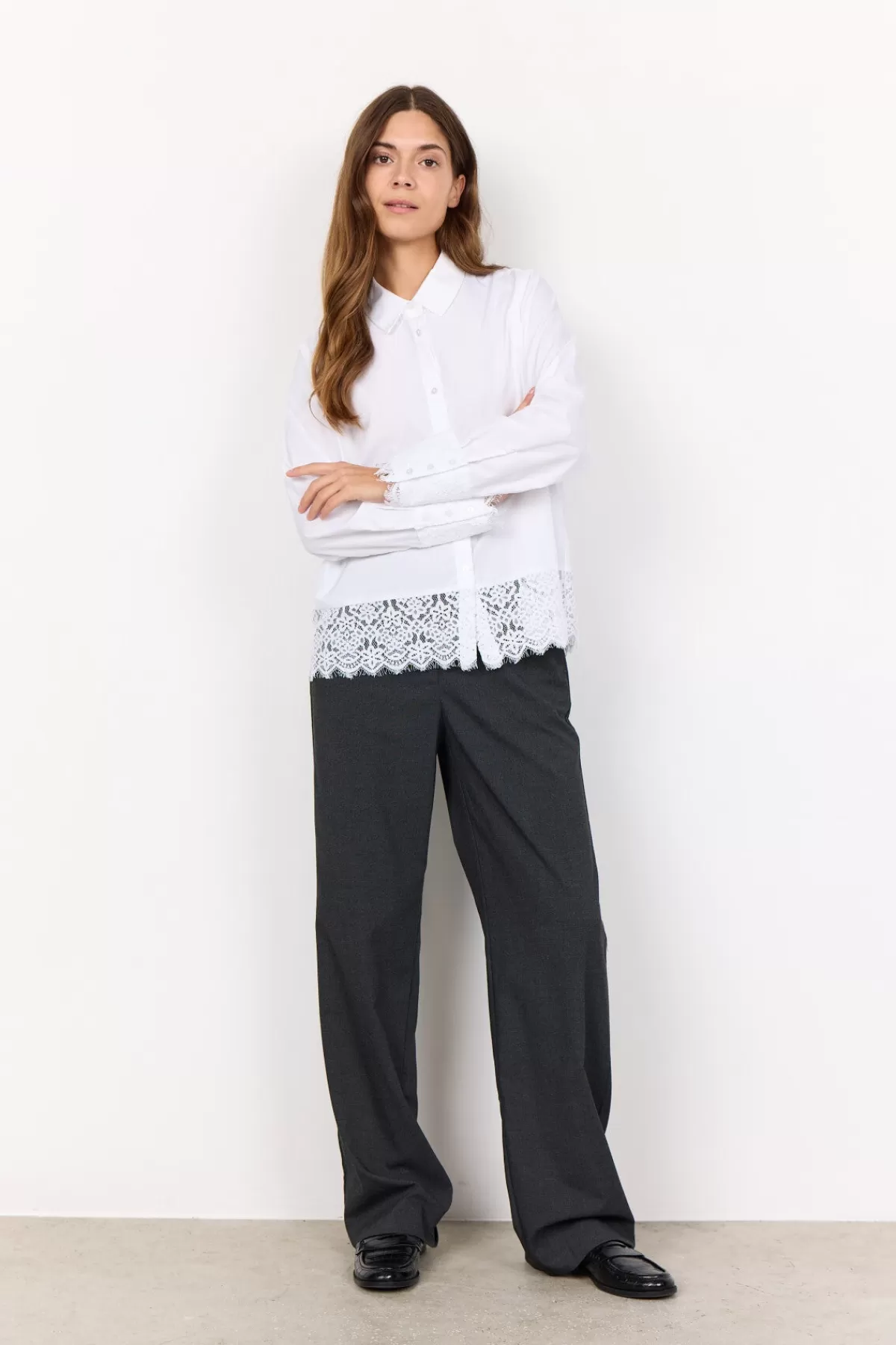 Soyaconcept Blouses And Shirts-SC-NETTI 87 Shirt White