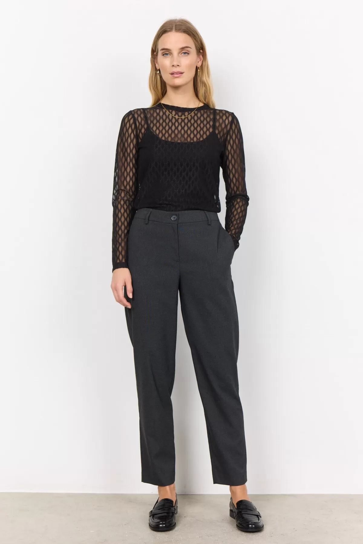 Soyaconcept T-Shirts And Tops-SC-NIDINE 1 T-shirt Black