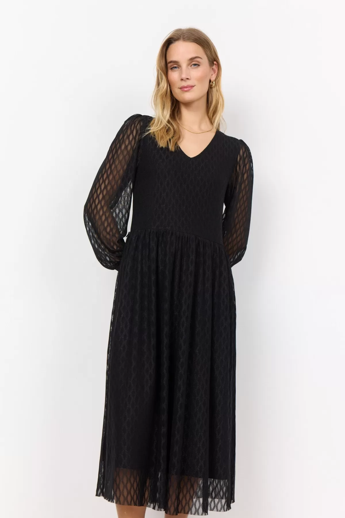 Soyaconcept Dresses-SC-NIDINE 2 Dress Black