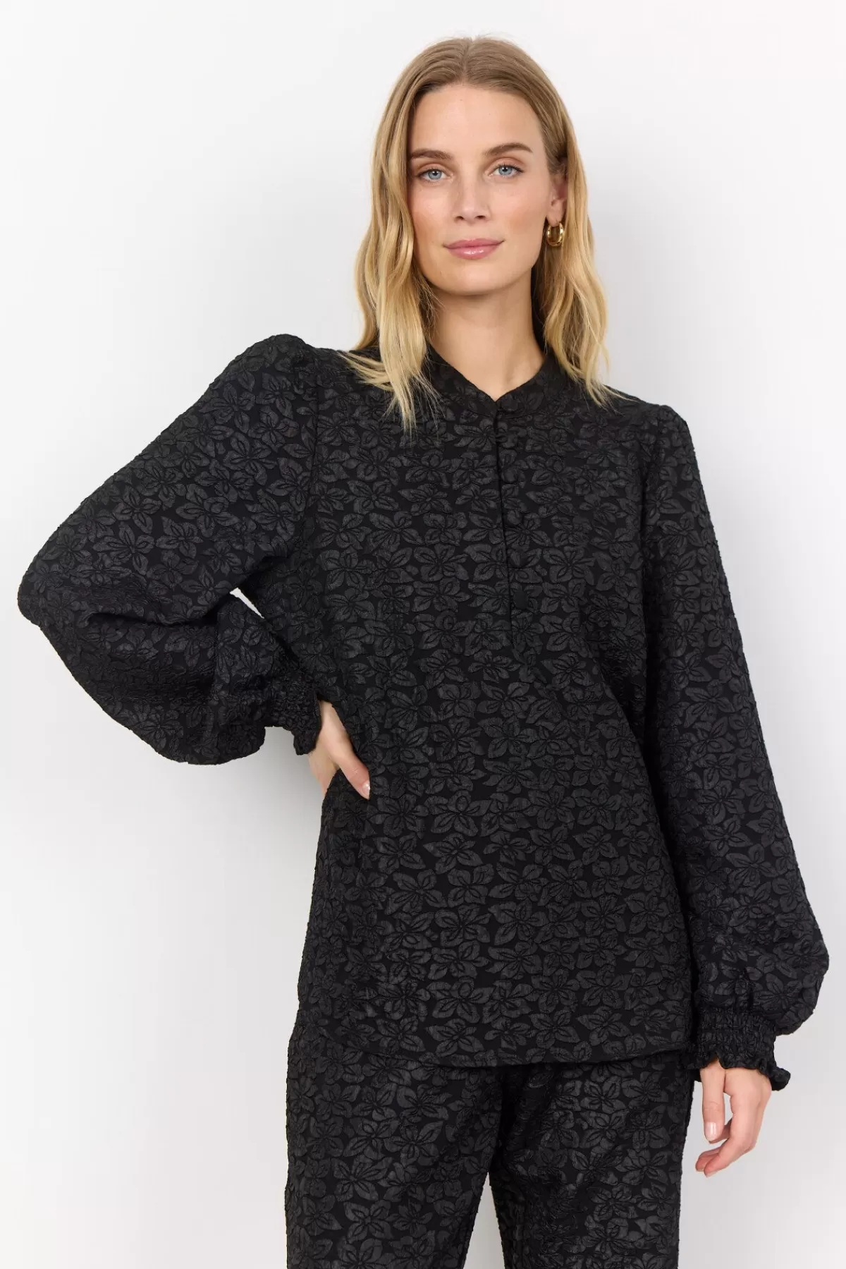 Soyaconcept Blouses And Shirts-SC-NILDA 4 Blouse Black