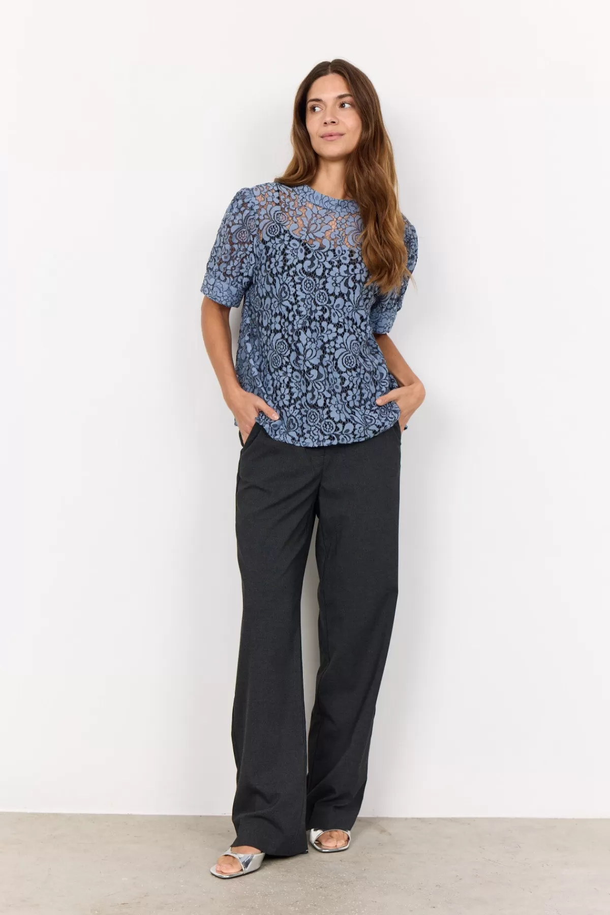 Soyaconcept Blouses And Shirts-SC-NILLA 1 Blouse Blue