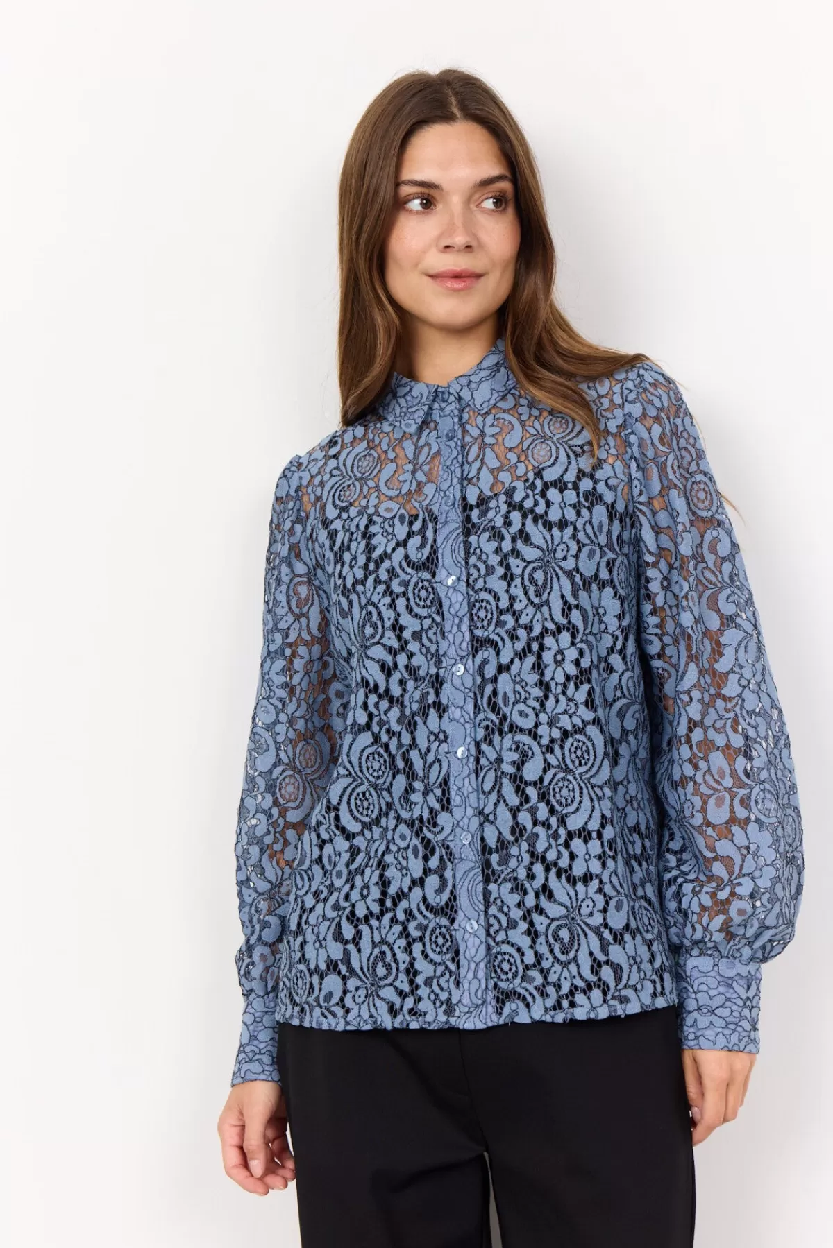 Soyaconcept Blouses And Shirts-SC-NILLA 2 Shirt Blue