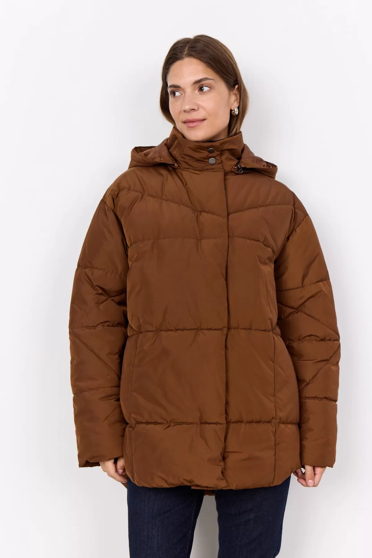 Soyaconcept Outerwear-SC-NINA 28 Jacket Brown