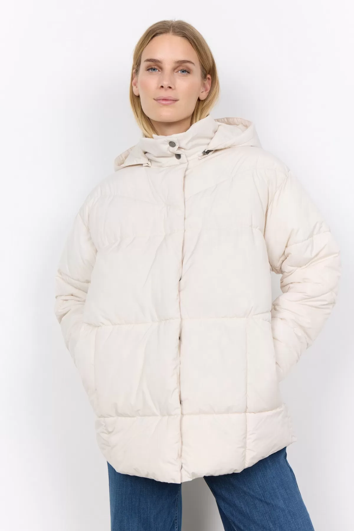 Soyaconcept Outerwear-SC-NINA 28 Jacket Cream