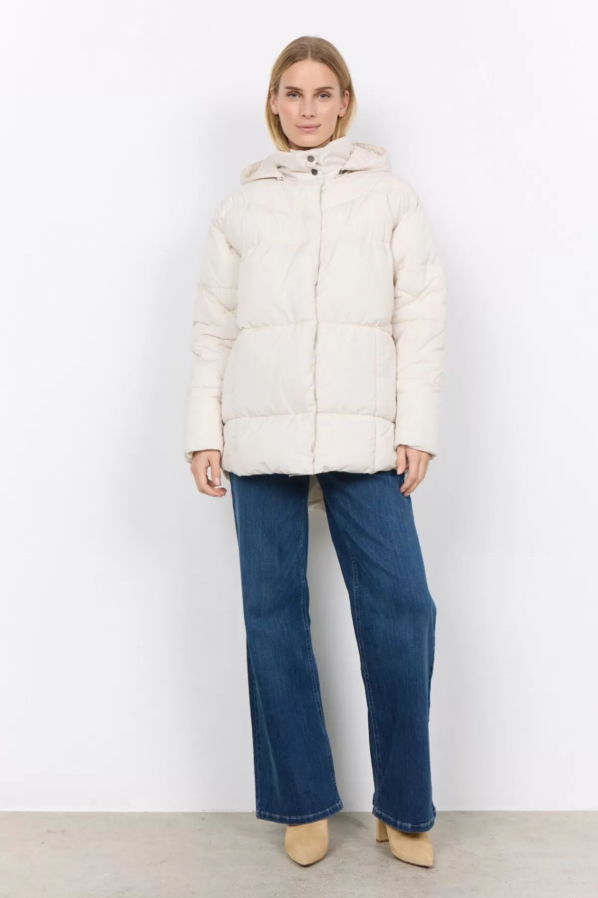 Soyaconcept Outerwear-SC-NINA 28 Jacket Cream