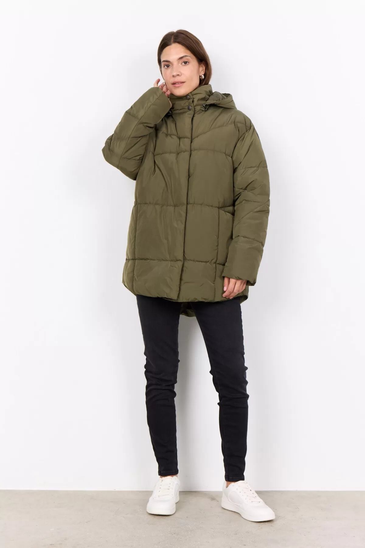 Soyaconcept Outerwear-SC-NINA 28 Jacket Olive
