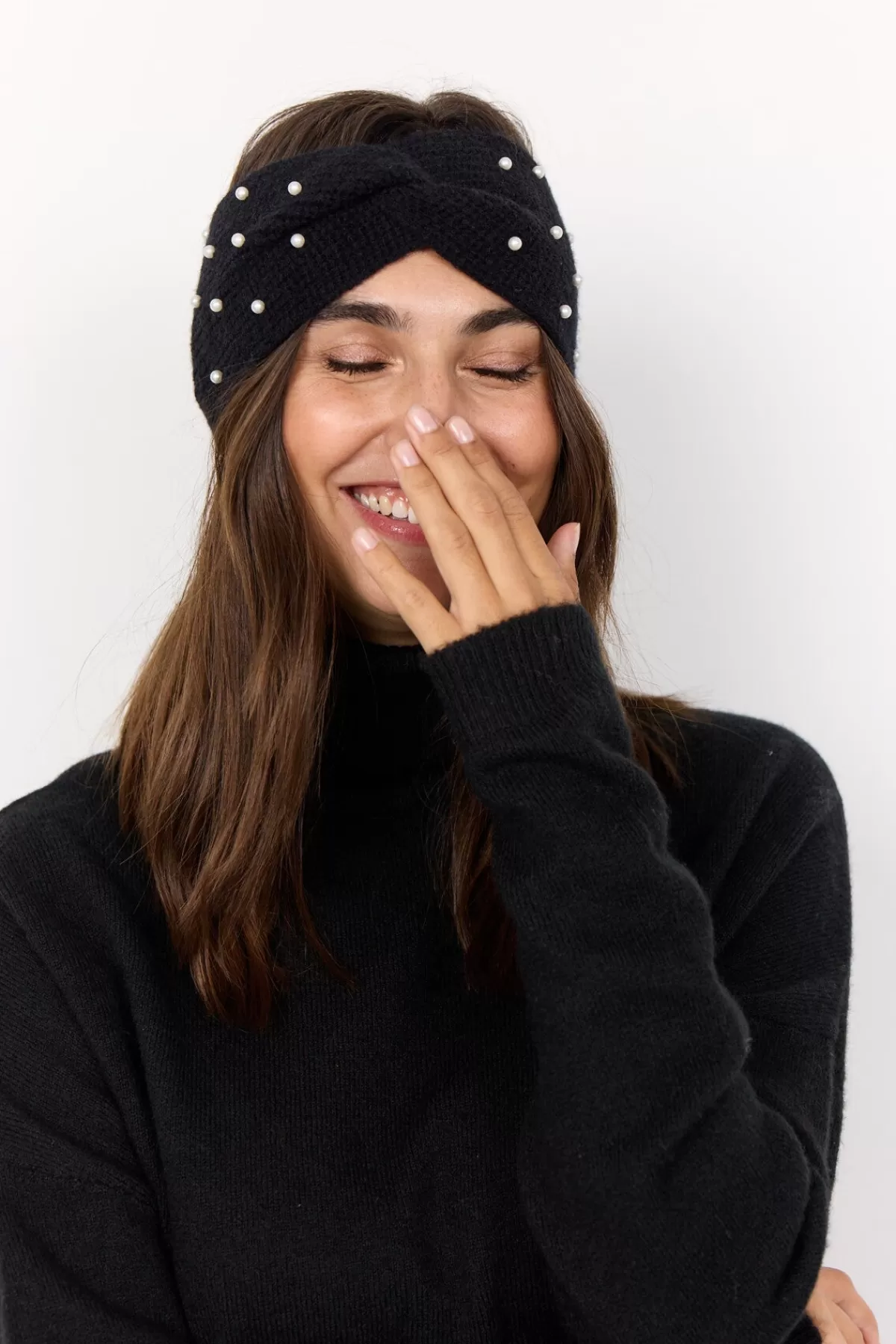 Soyaconcept Accessories-SC-NINO 1 Headband Black