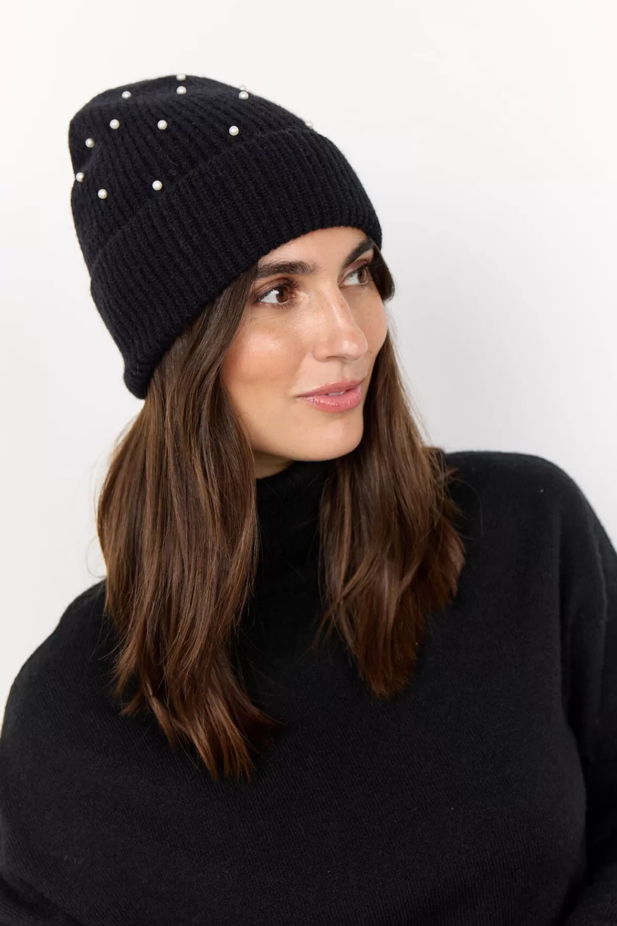 Soyaconcept Accessories-SC-NINO 2 Hat Black