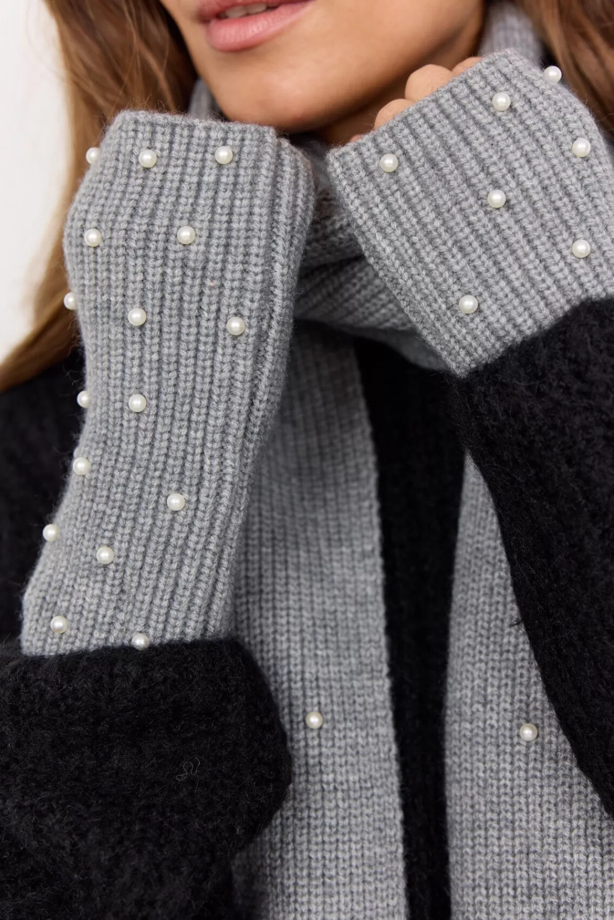 Soyaconcept Accessories-SC-NINO 3 Gloves Grey