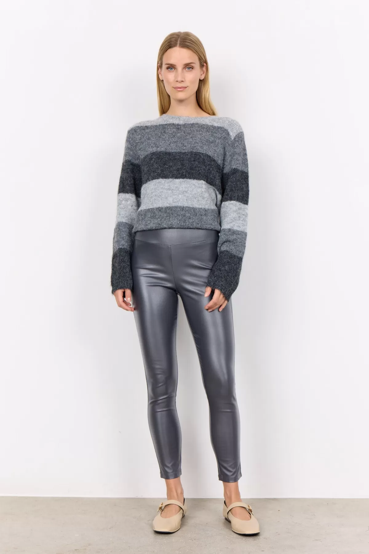 Soyaconcept Pants-SC-PAM 2-B Pants Dark grey