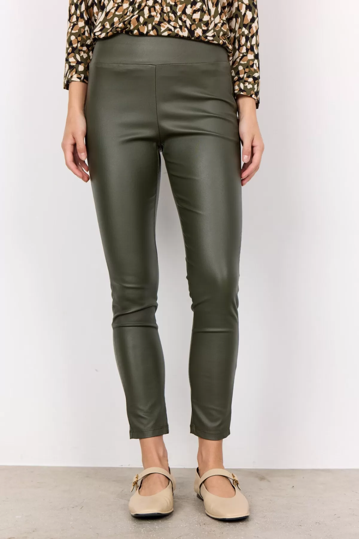 Soyaconcept Pants-SC-PAM 2-B Pants Olive