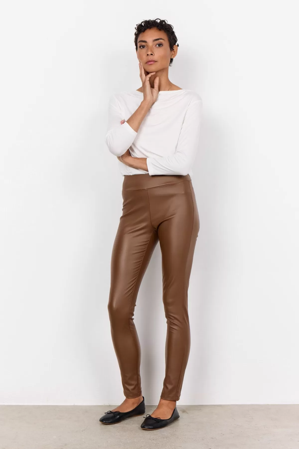 Soyaconcept Pants-SC-PAM 9-B Pants Brown
