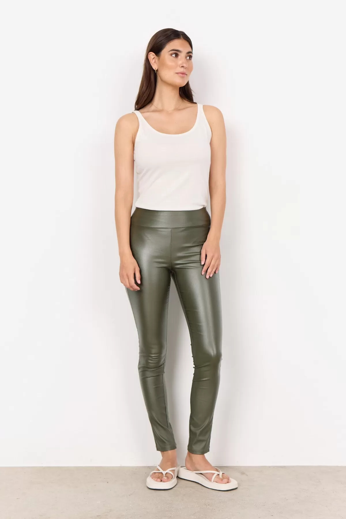 Soyaconcept Pants-SC-PAM 9-B Pants Olive